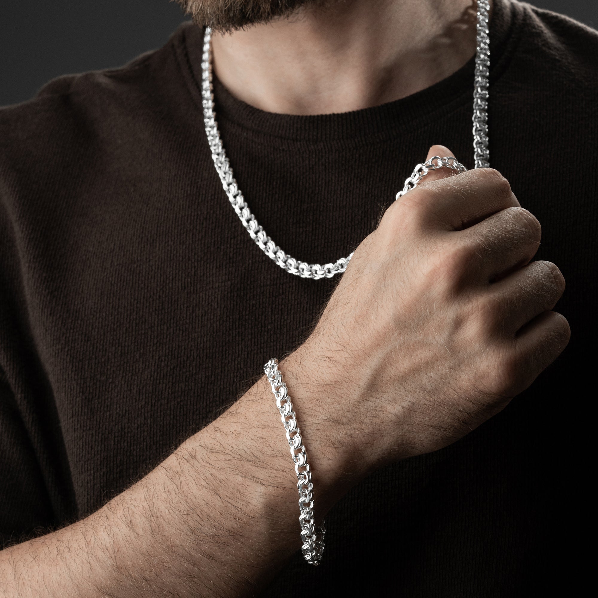 TITANBAND HALSKETTE | 925 SILBER