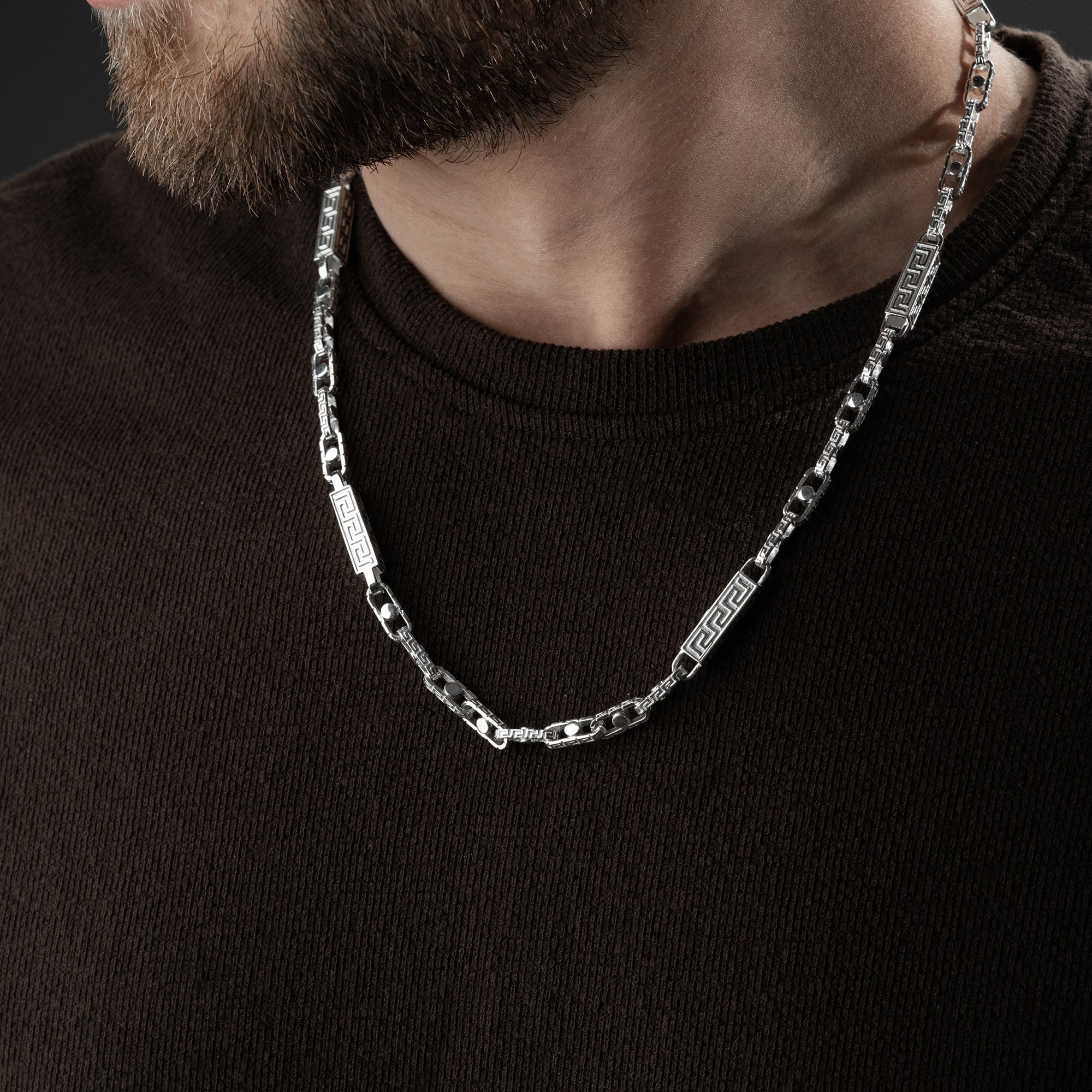 GREEK MONTE CARLO HALSKETTE | 925 SILBER