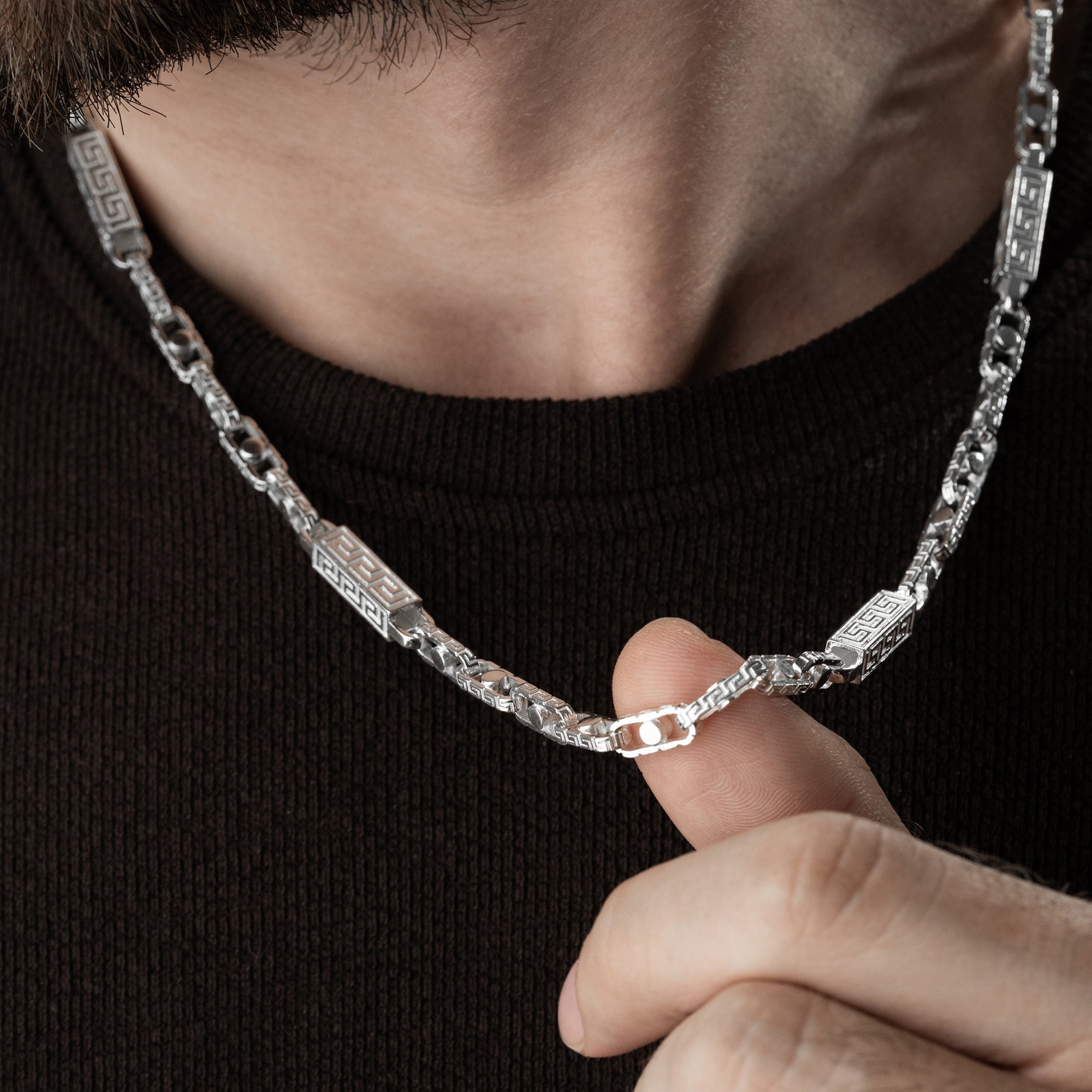 GREEK MONTE CARLO HALSKETTE | 925 SILBER