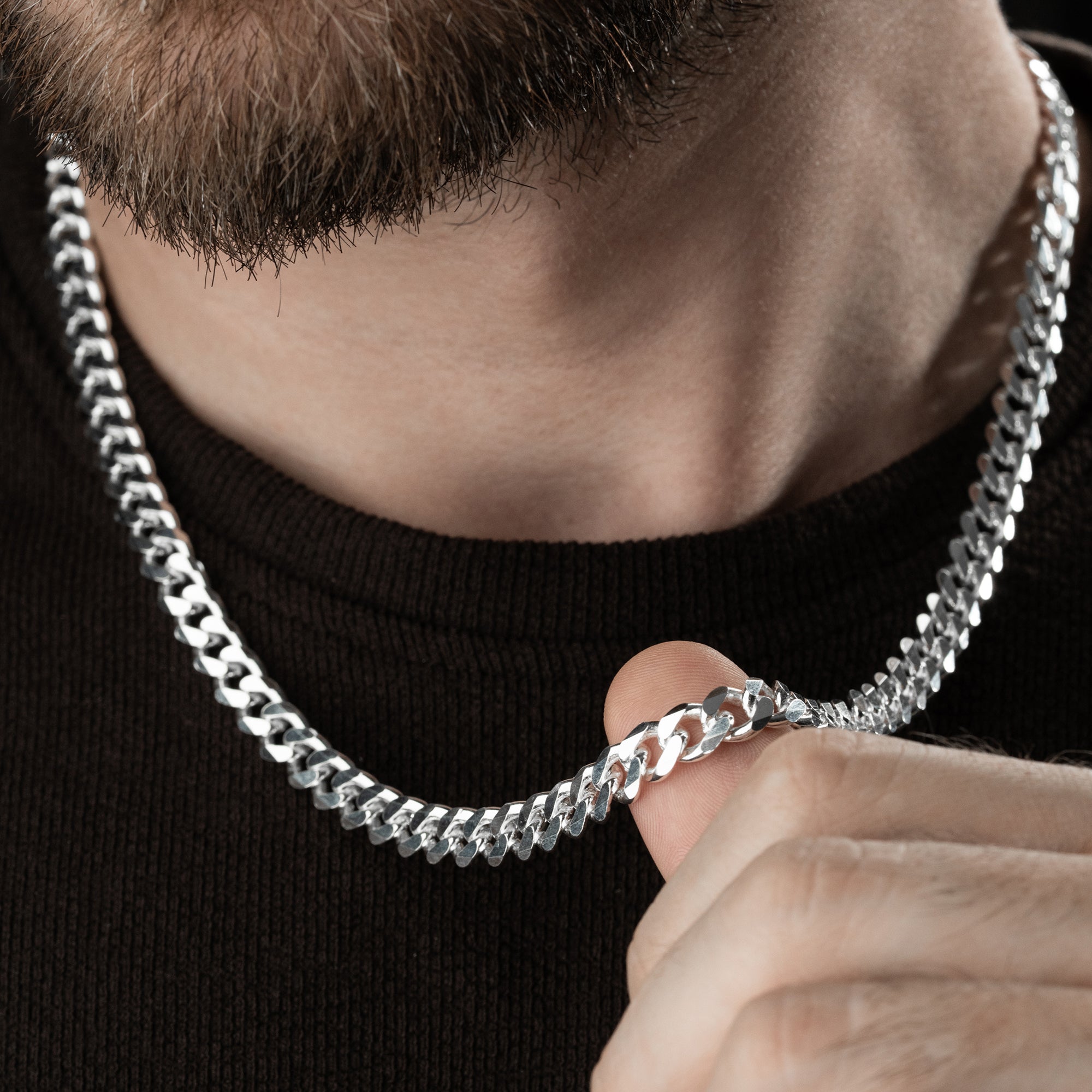 BIG PANZER HALSKETTE | 925 SILBER