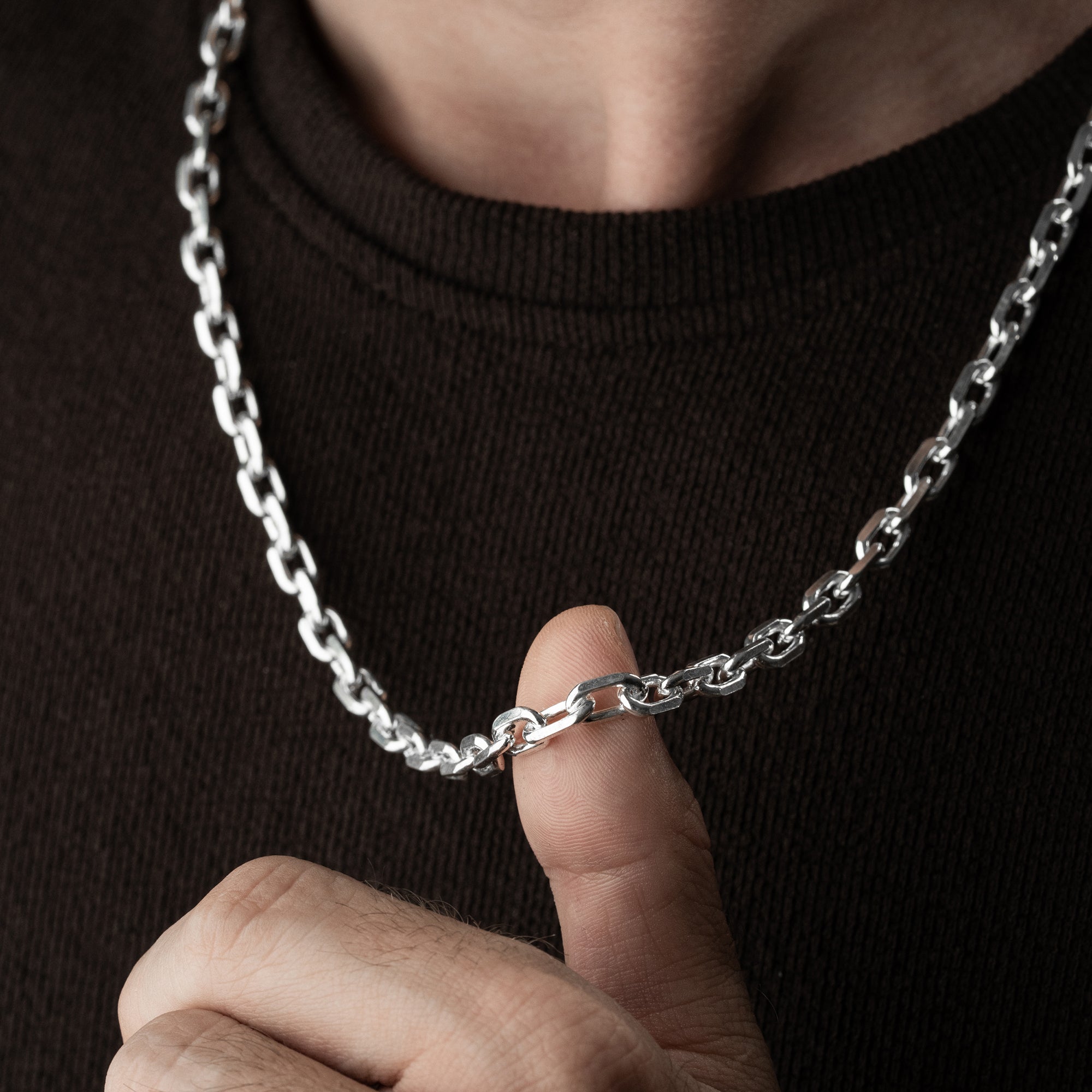 BIG ANKER HALSKETTE | 925 SILBER