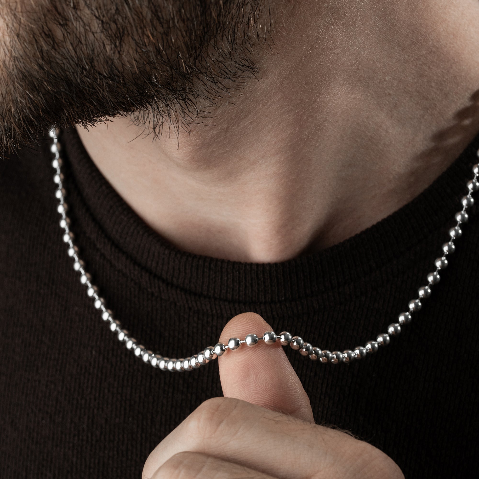 BEAD HALSKETTE | 925 SILBER