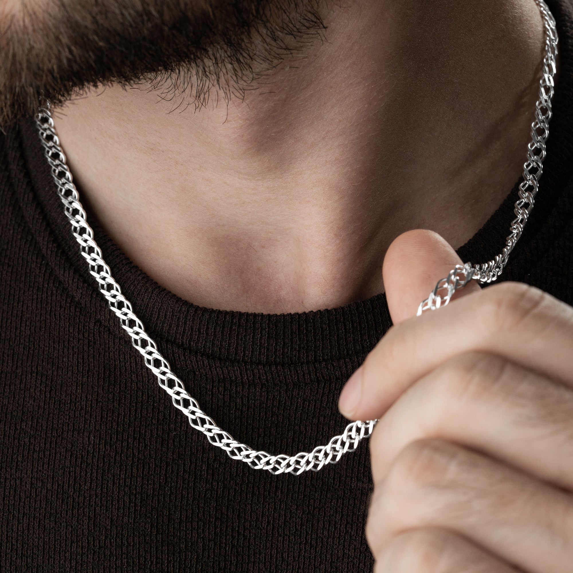 FLECHT HALSKETTE | 925 SILBER