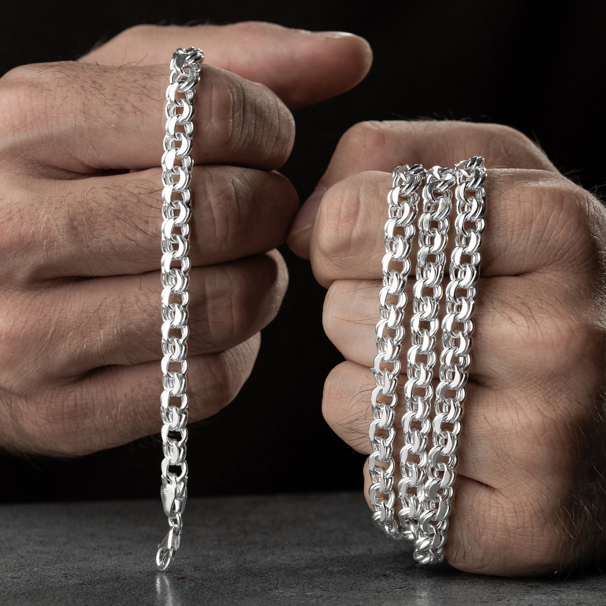 TITANBAND HALSKETTE | 925 SILBER