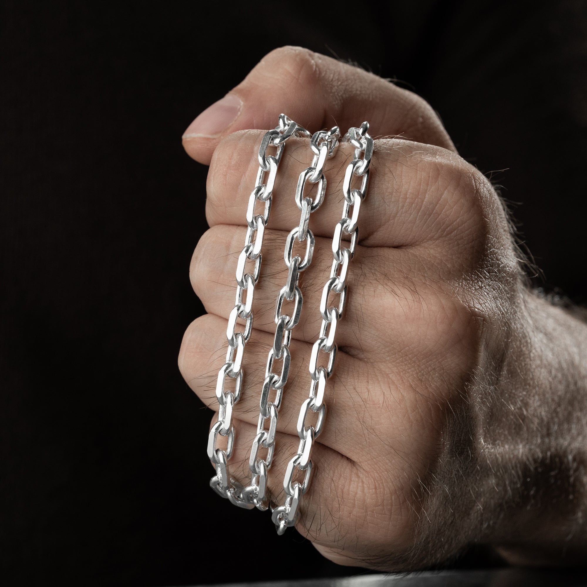 BIG ANKER HALSKETTE | 925 SILBER