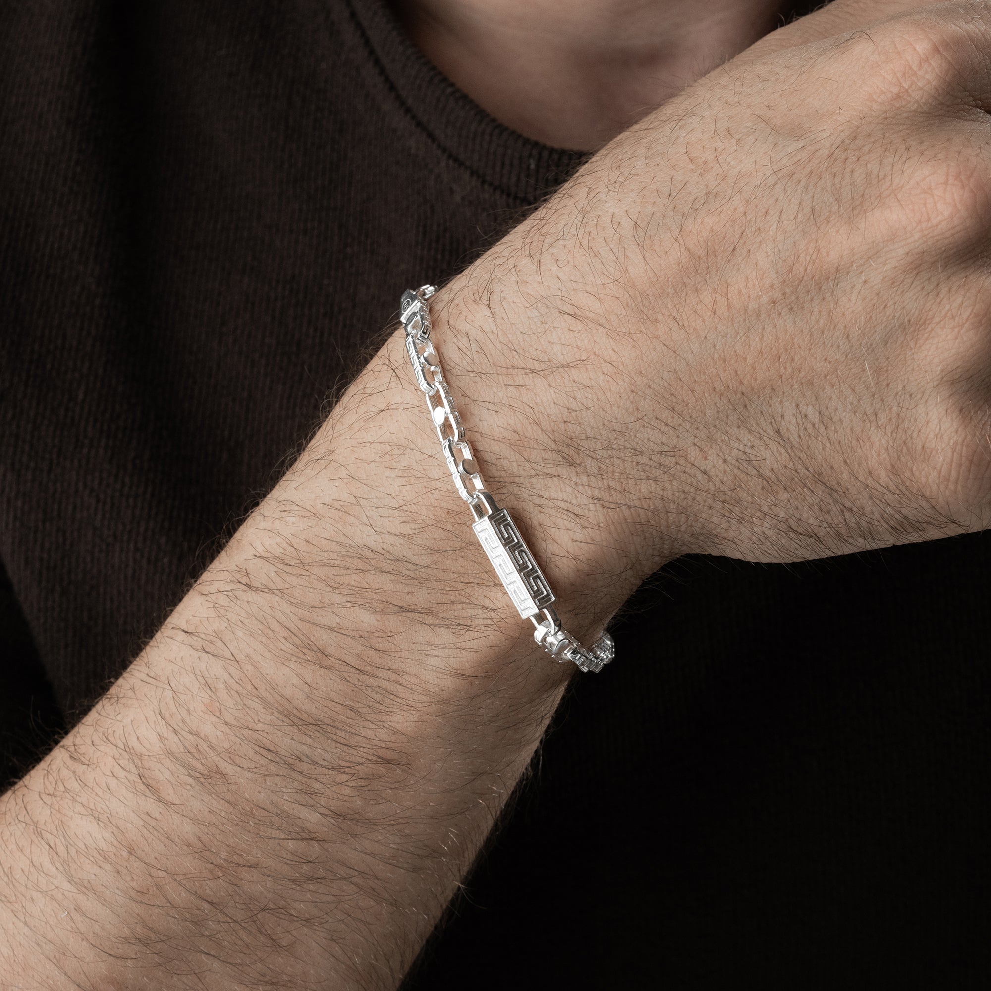 GREEK MONTE CARLO ARMBAND | 925 SILBER