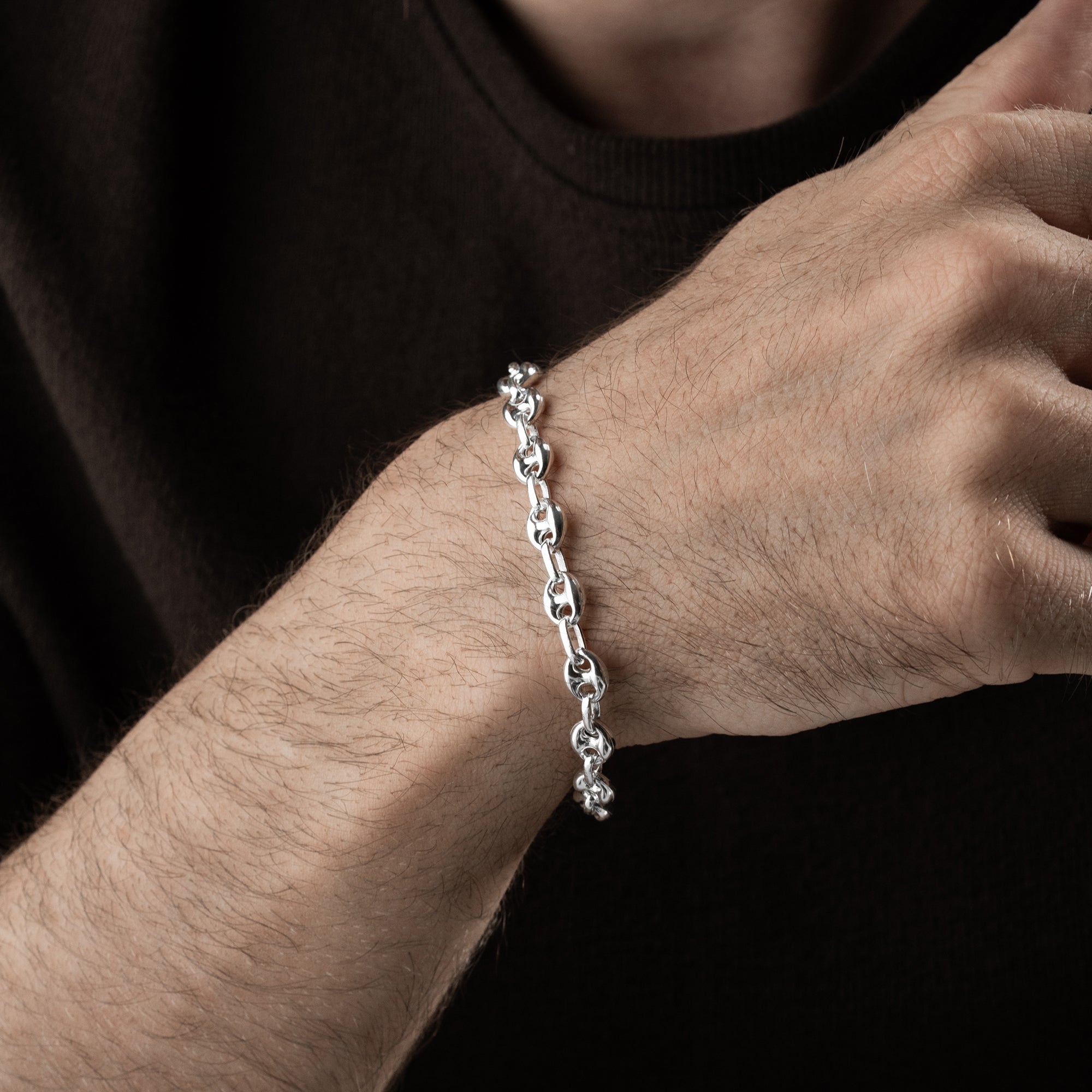 BOHNEN ARMBAND | 925 SILBER