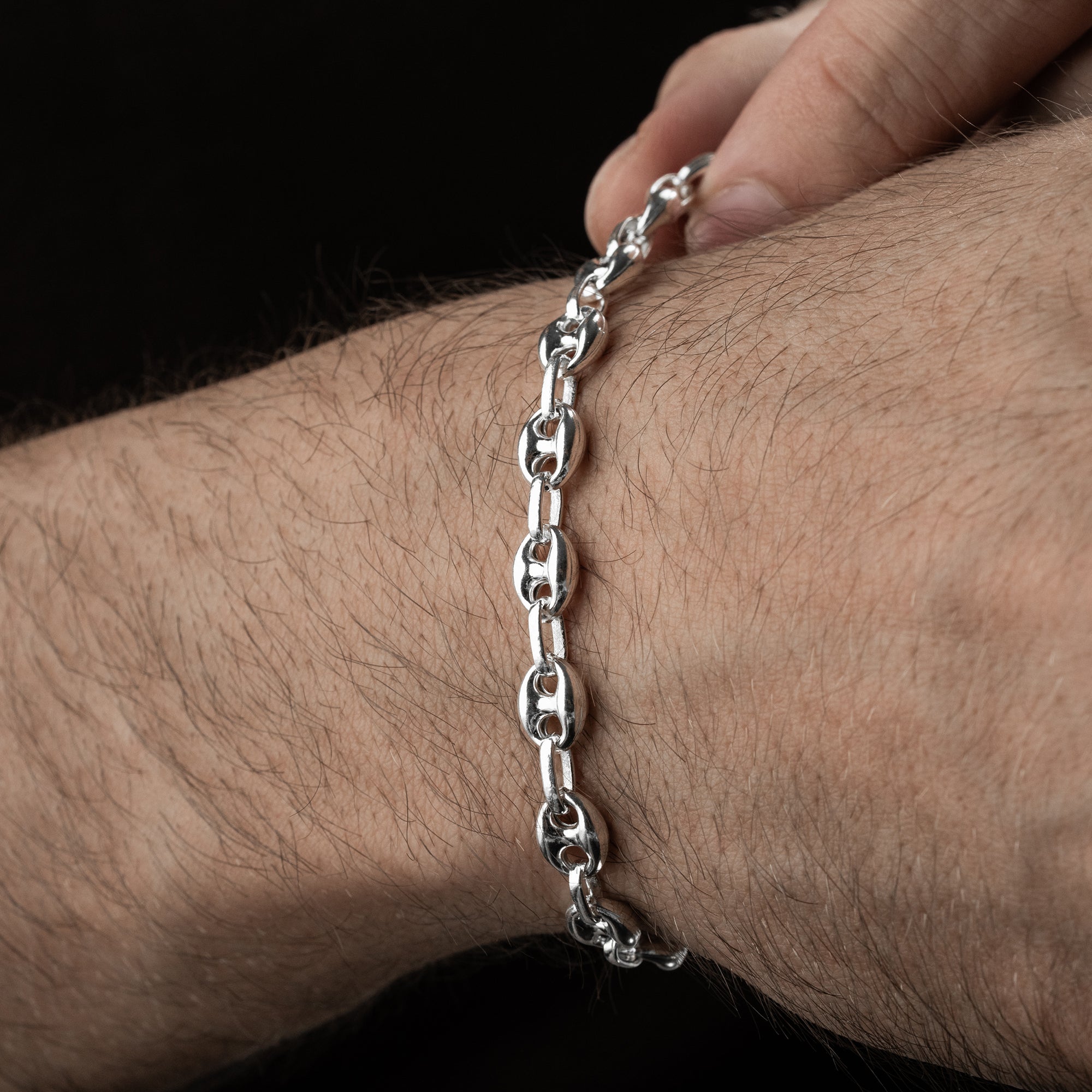 BOHNEN ARMBAND | 925 SILBER