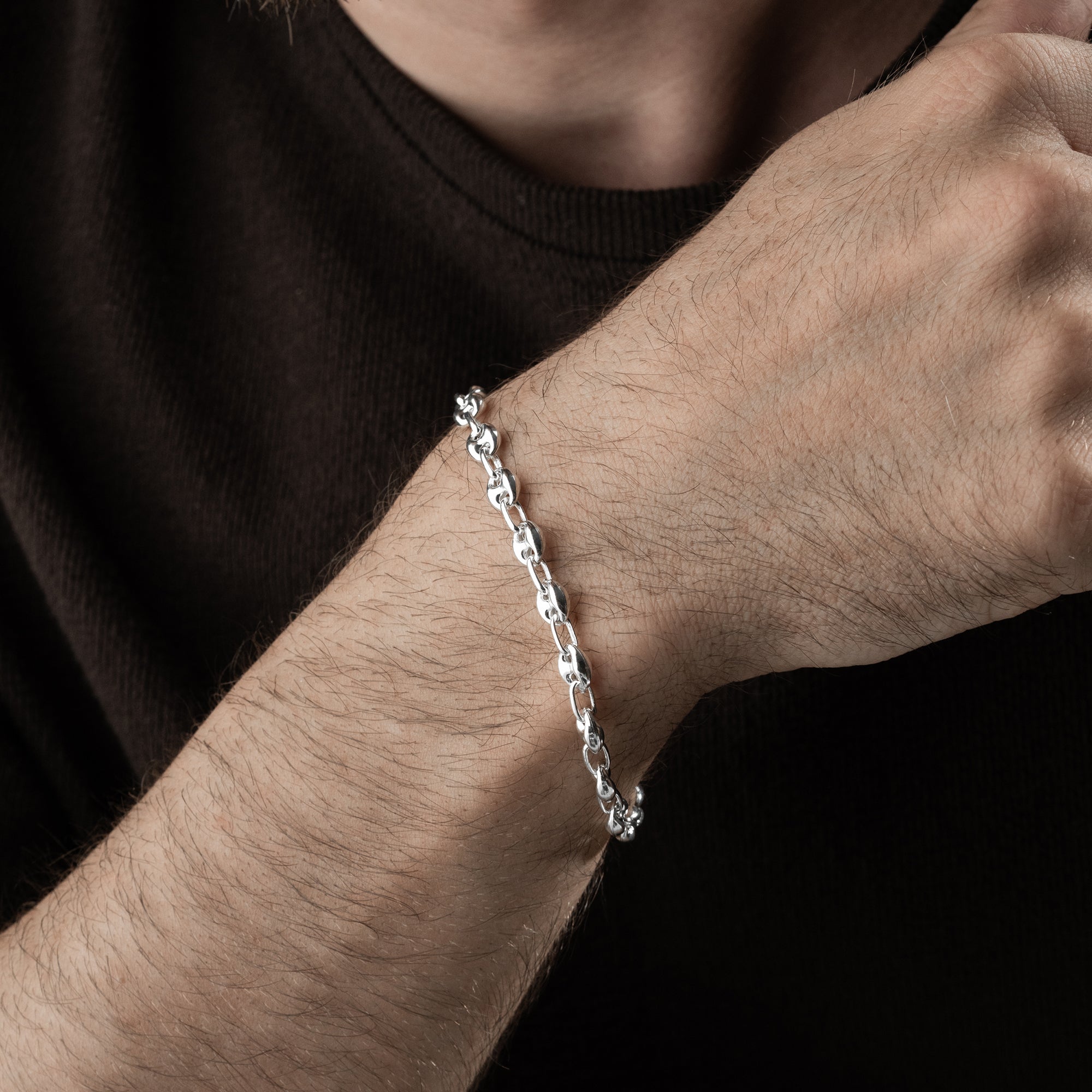 BOHNEN THIN ARMBAND | 925 SILBER