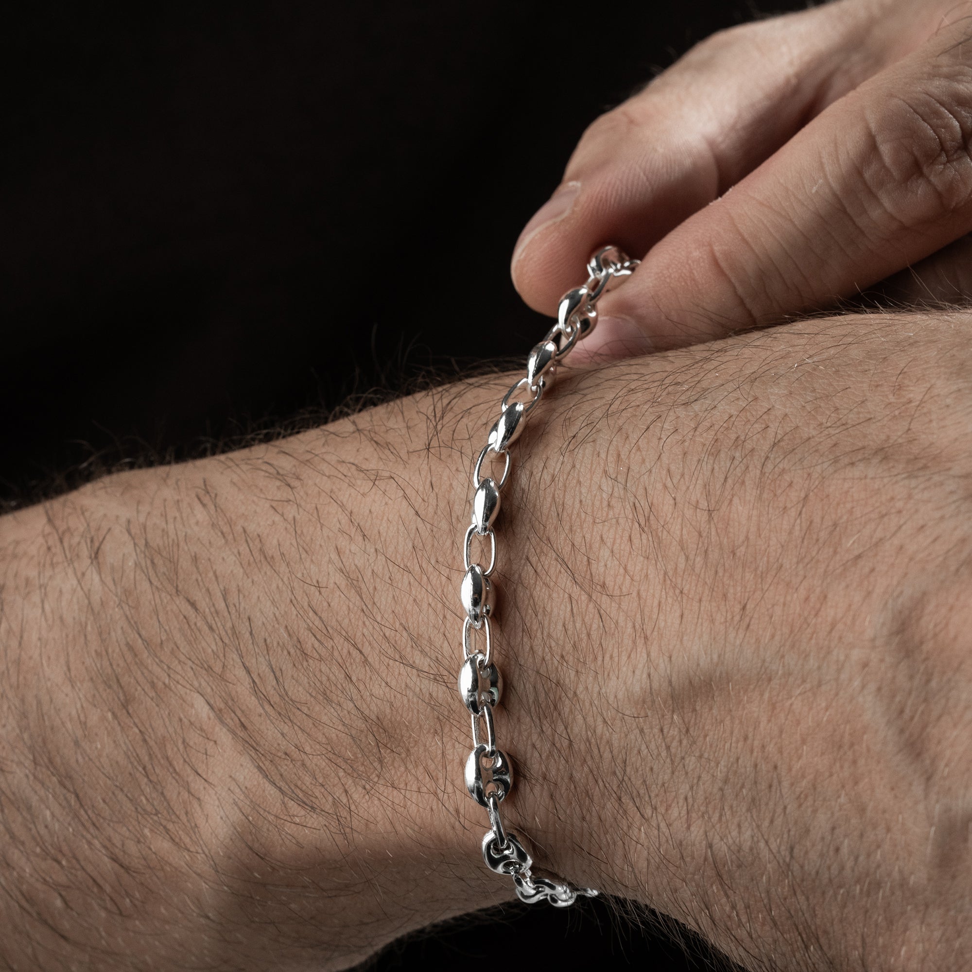 BOHNEN THIN ARMBAND | 925 SILBER