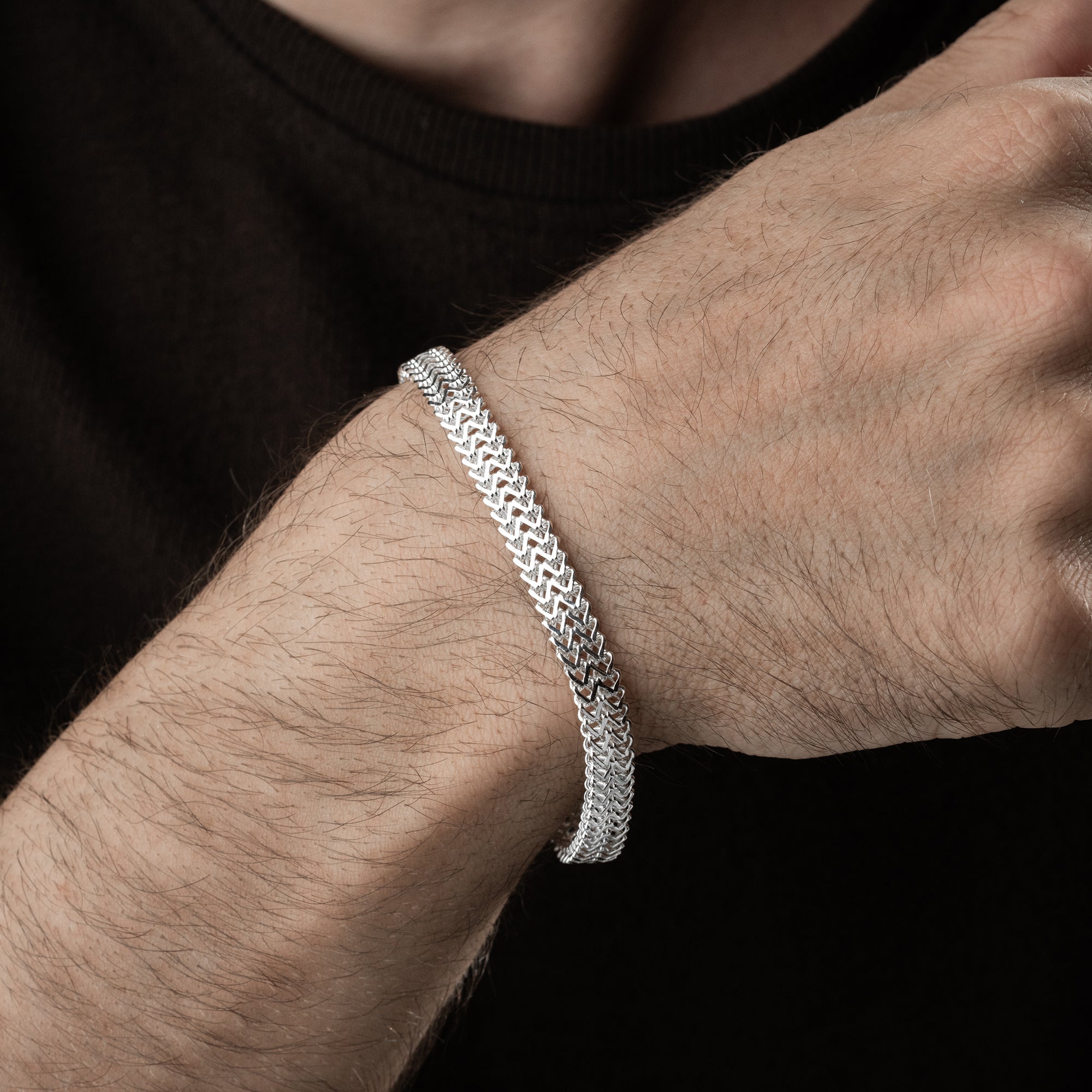 CHEVRON ARMBAND | 925 SILBER