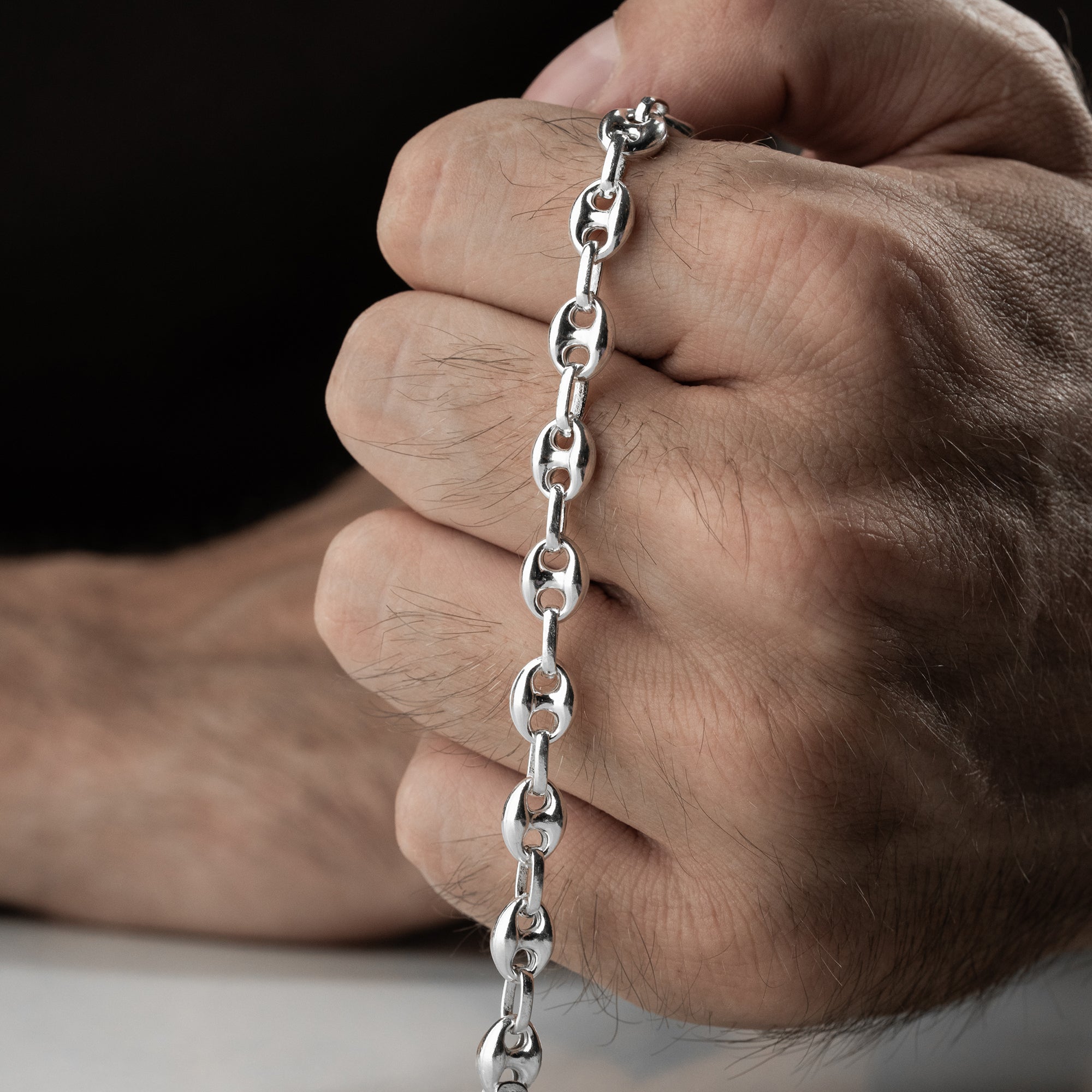 BOHNEN ARMBAND | 925 SILBER