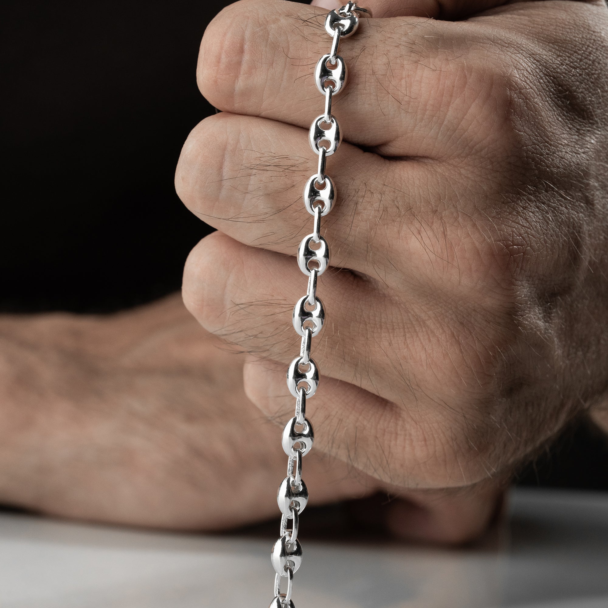 BOHNEN THIN ARMBAND | 925 SILBER