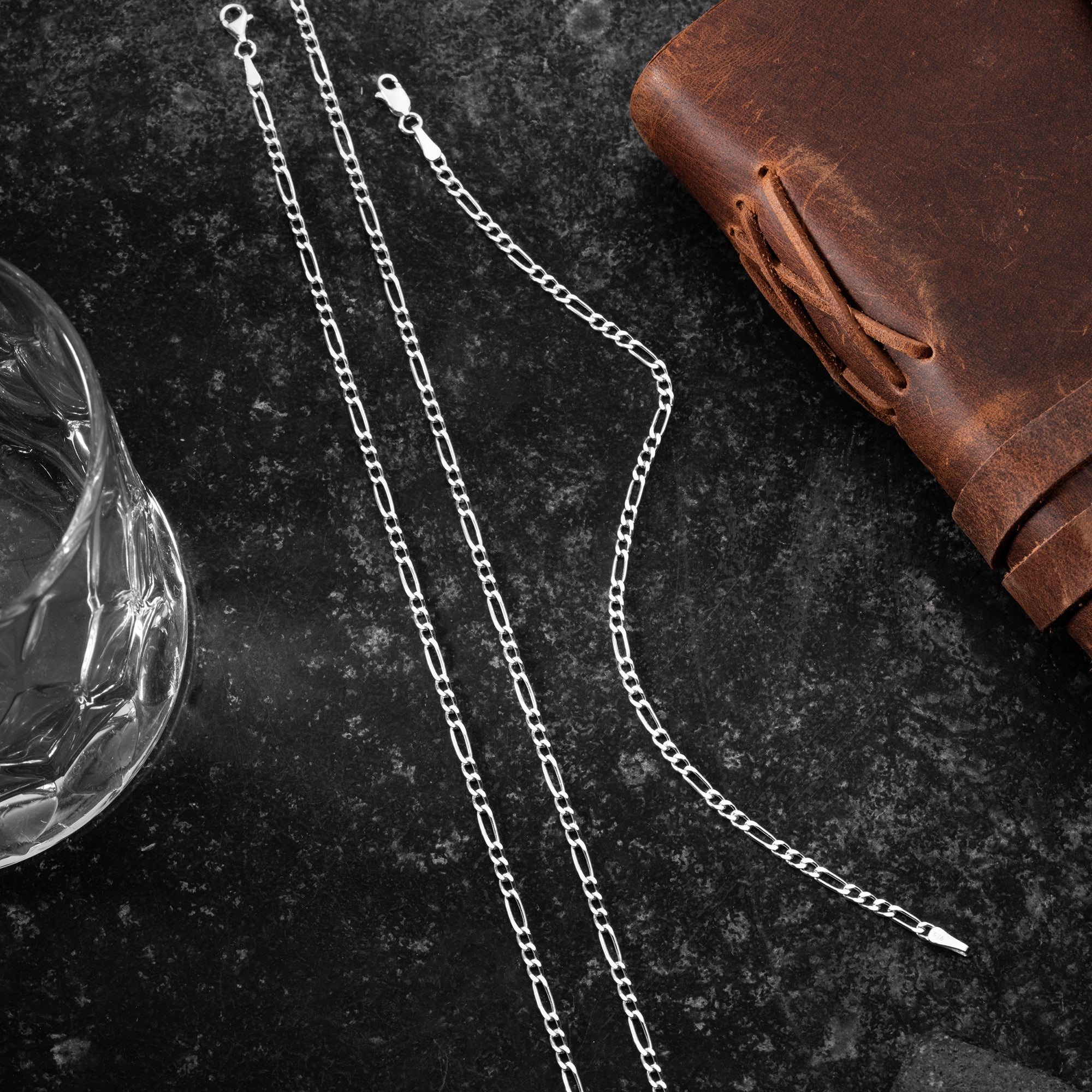 FIGARO HALSKETTE SET 4 MM | 925 SILBER