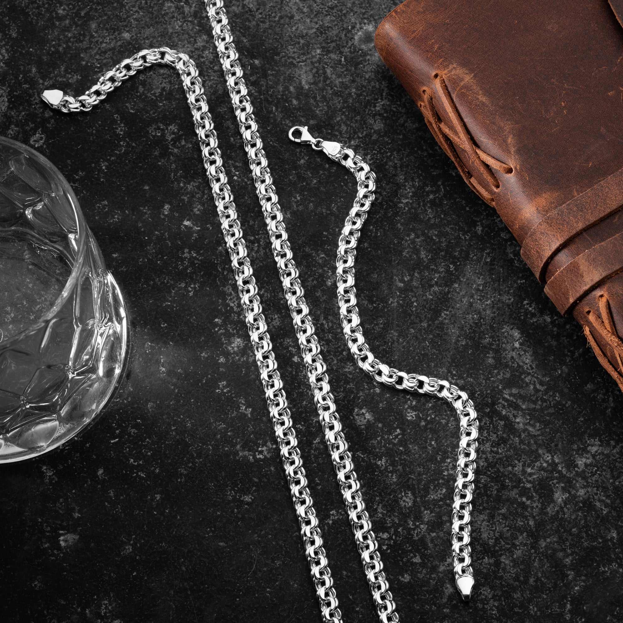 TITANBAND HALSKETTE | 925 SILBER