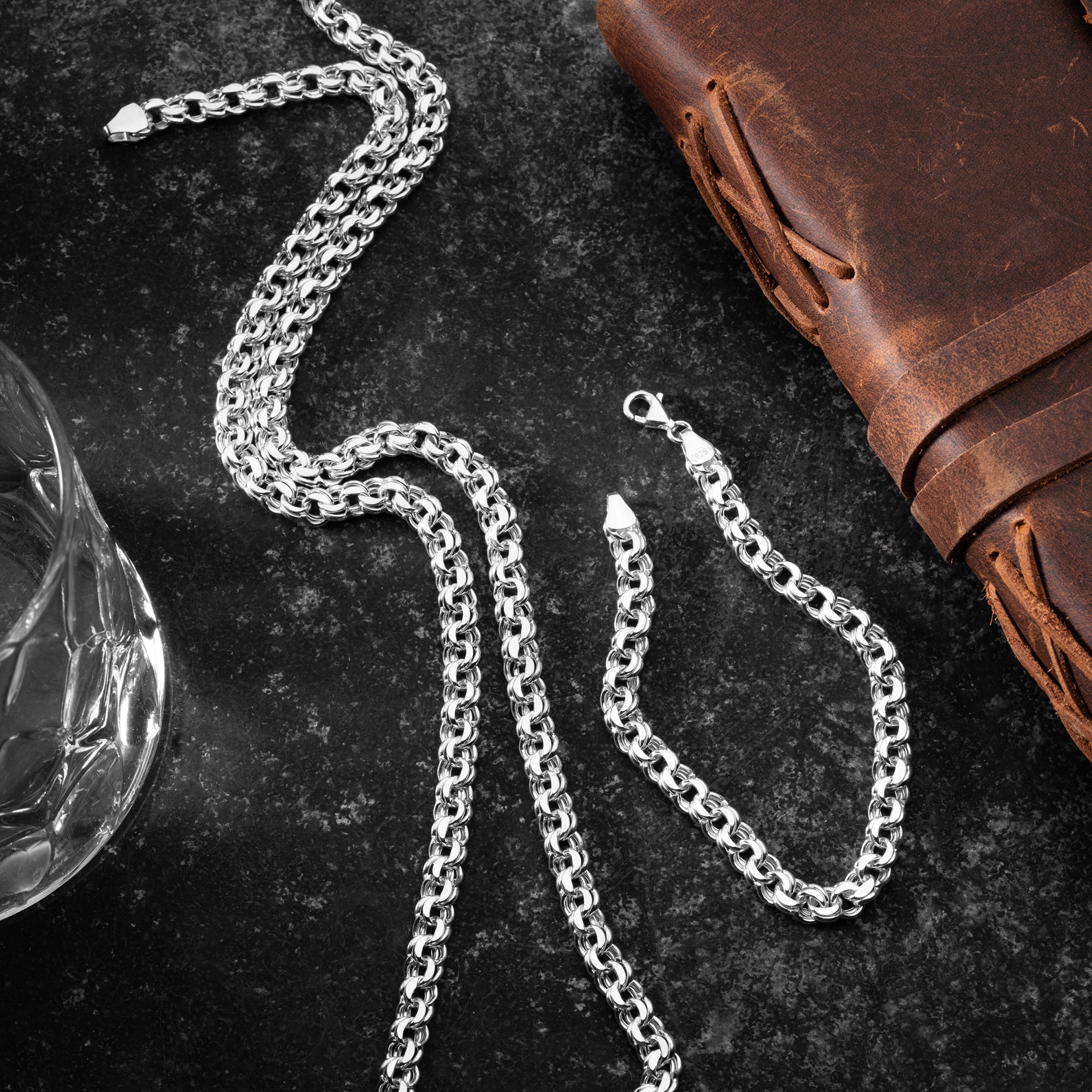 TITANBAND HALSKETTE | 925 SILBER