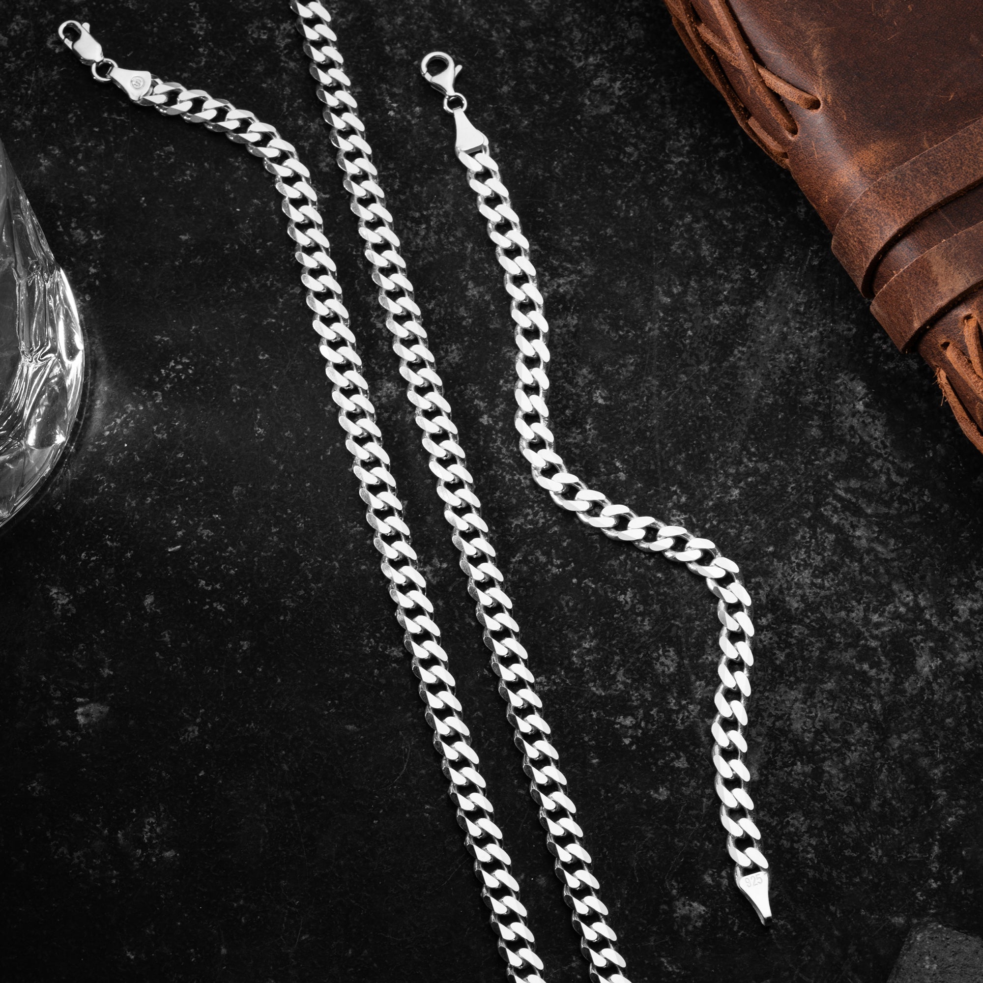 BIG PANZER HALSKETTE SET  | 925 SILBER