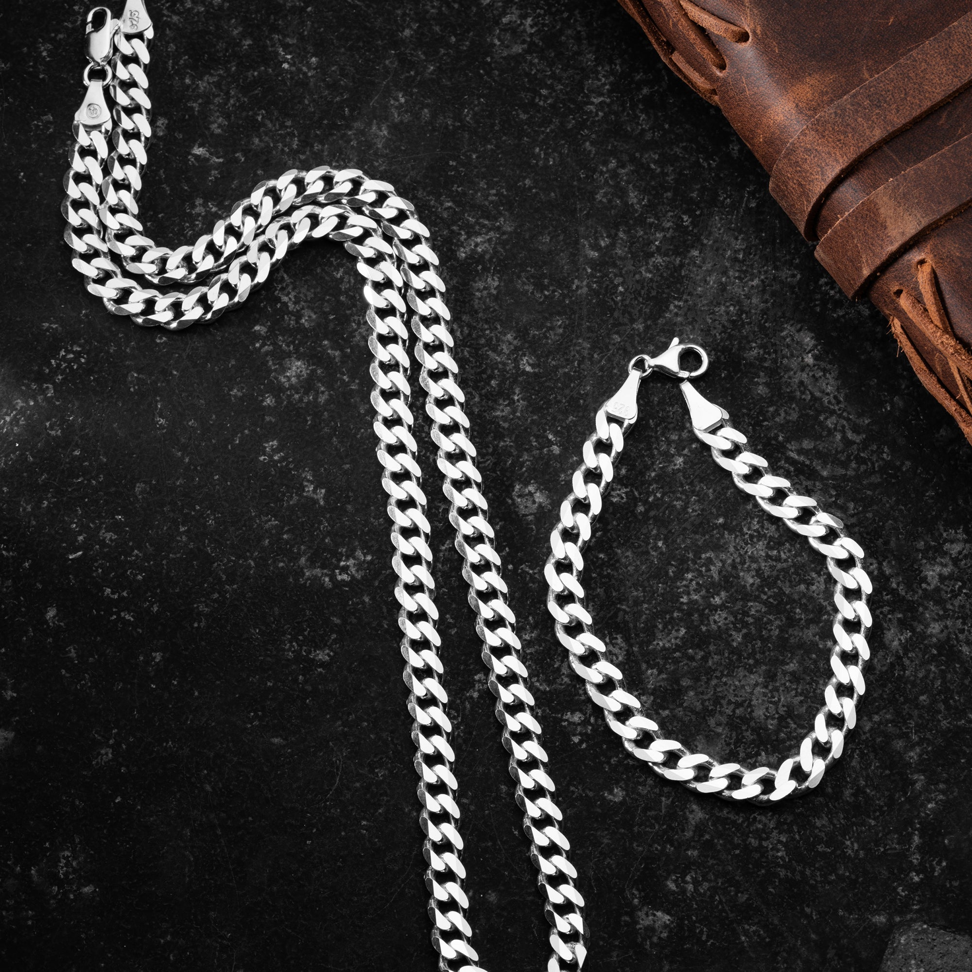 BIG PANZER HALSKETTE SET  | 925 SILBER