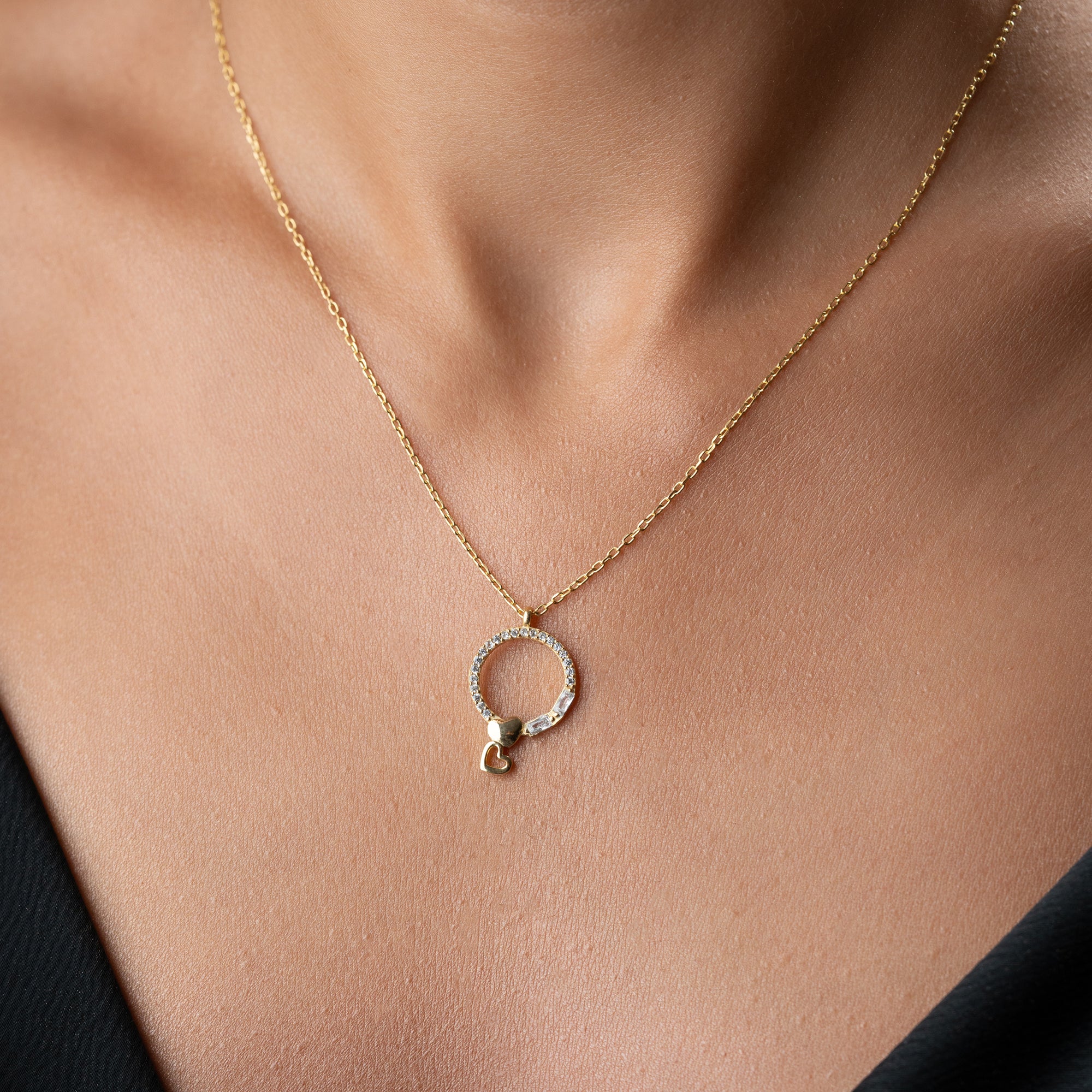 LIEBESRING HALSKETTE | 925 SILBER