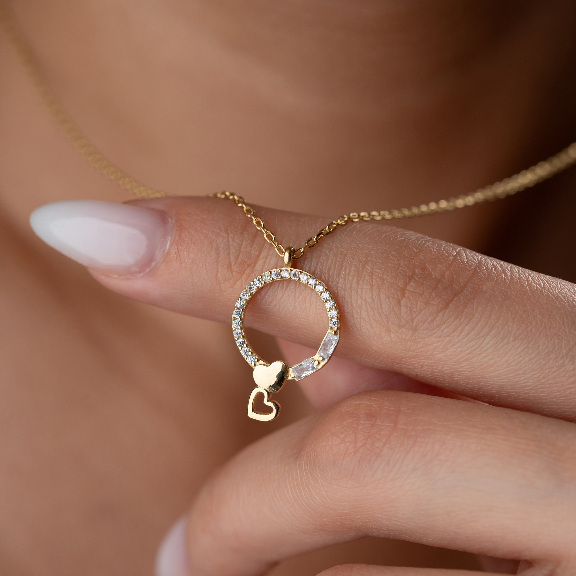 LIEBESRING HALSKETTE | 925 SILBER