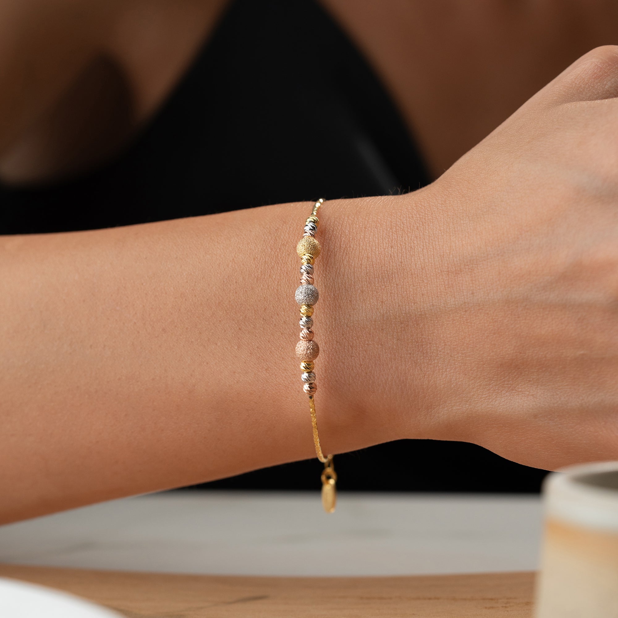 TRICOLOR ARMREIFEN | 925 SILBER