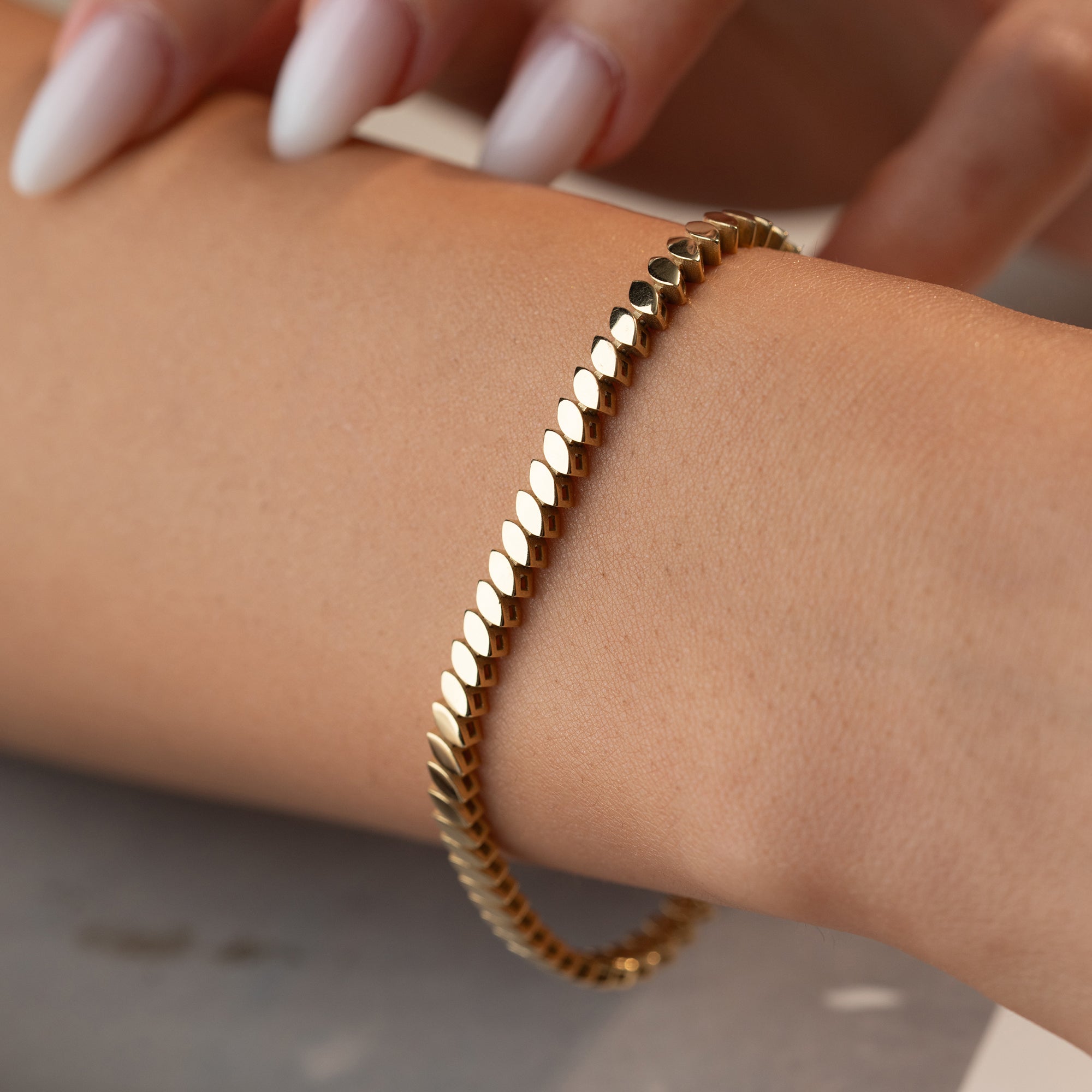 BLÄTTER ARMBAND | 925 SILBER