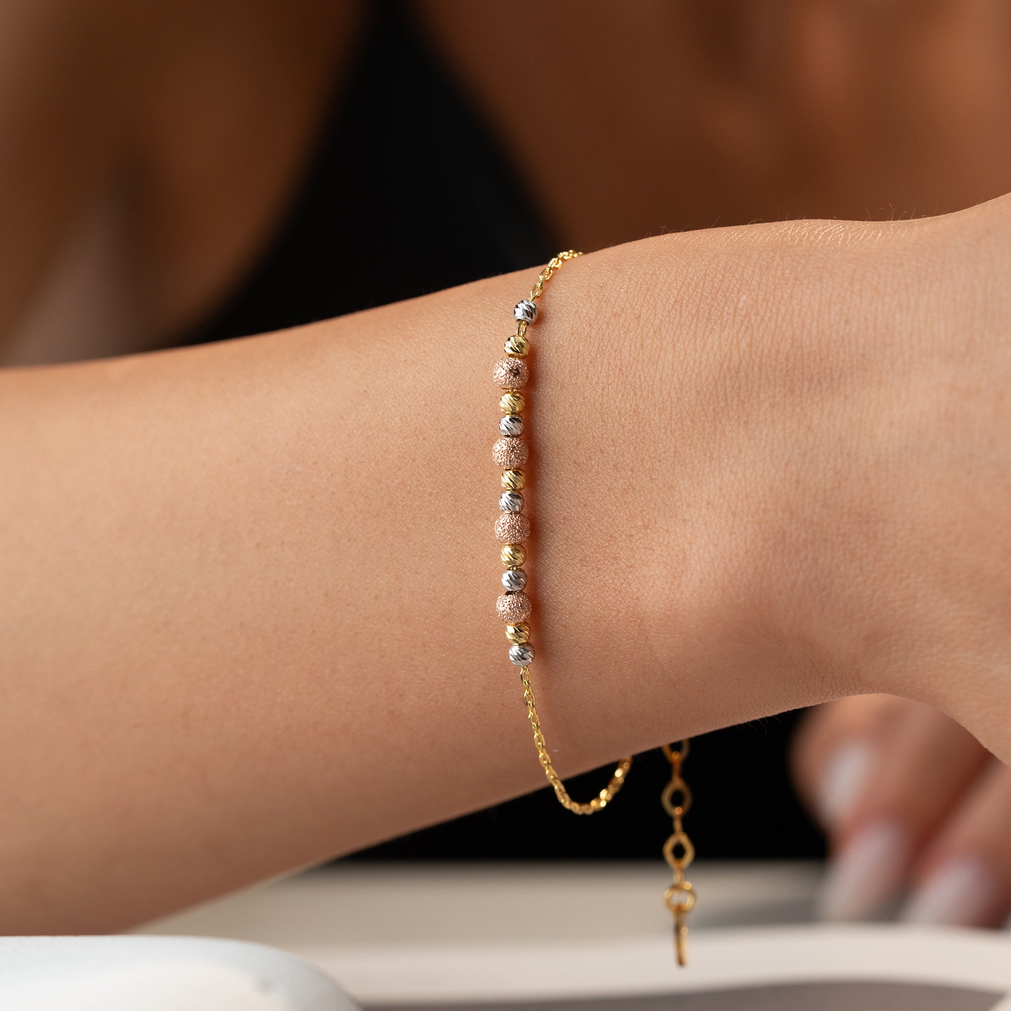 DORIKA GLANZ ARMBAND | 925 SILBER