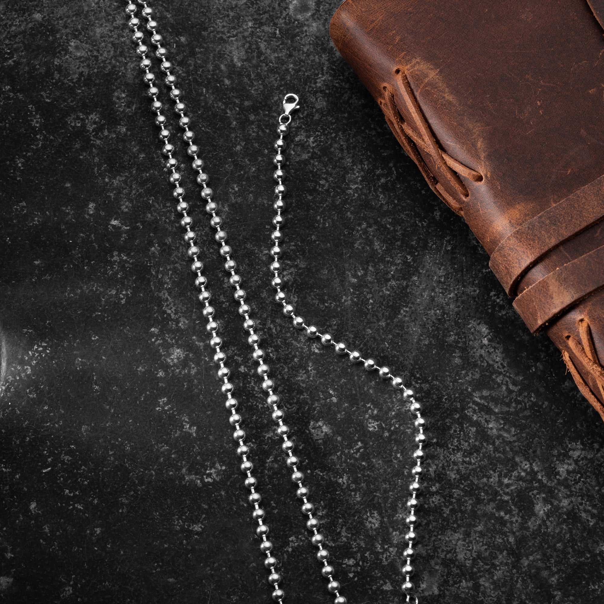 BEAD HALSKETTE SET | 925 SILBER