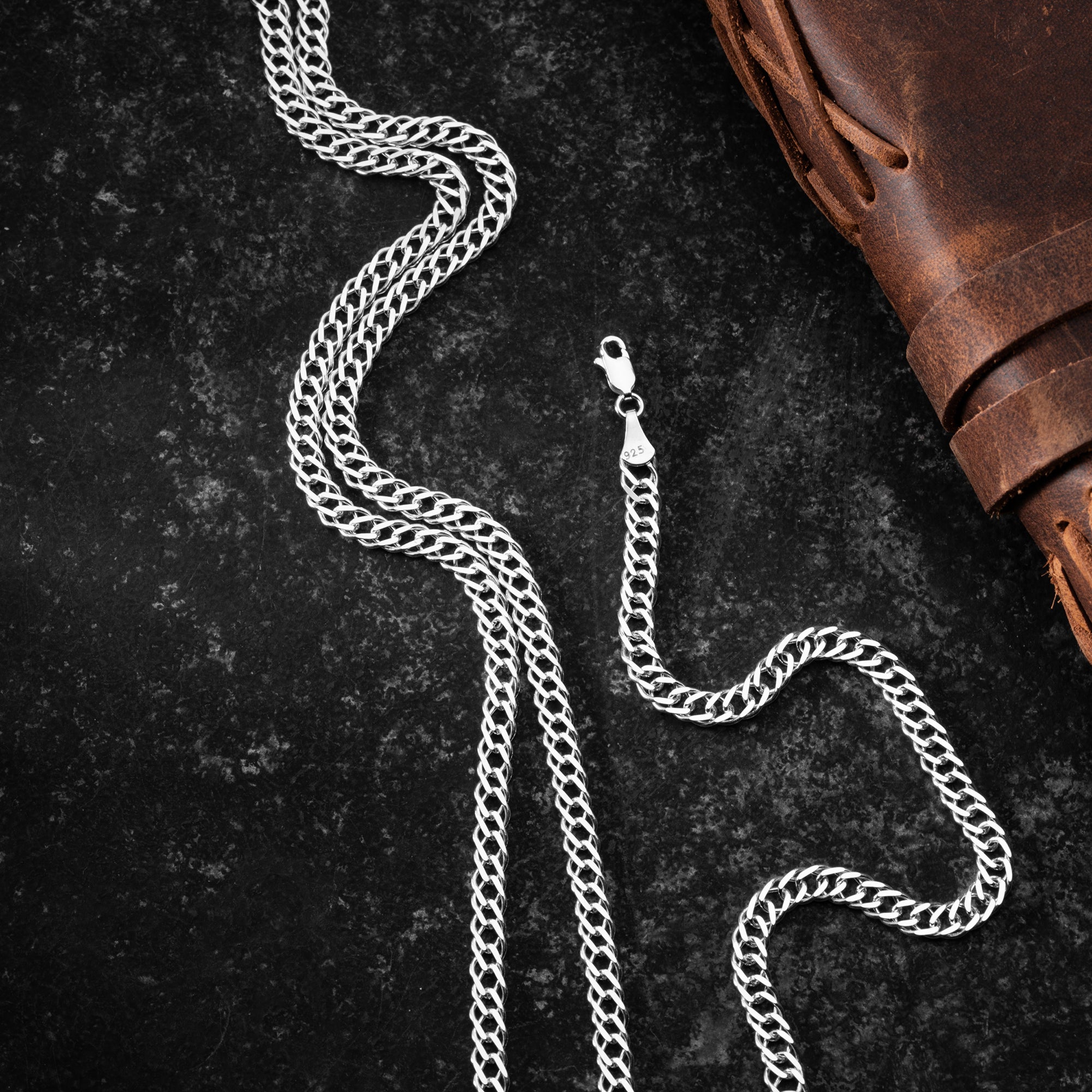 FLECHT HALSKETTE SET | 925 SILBER