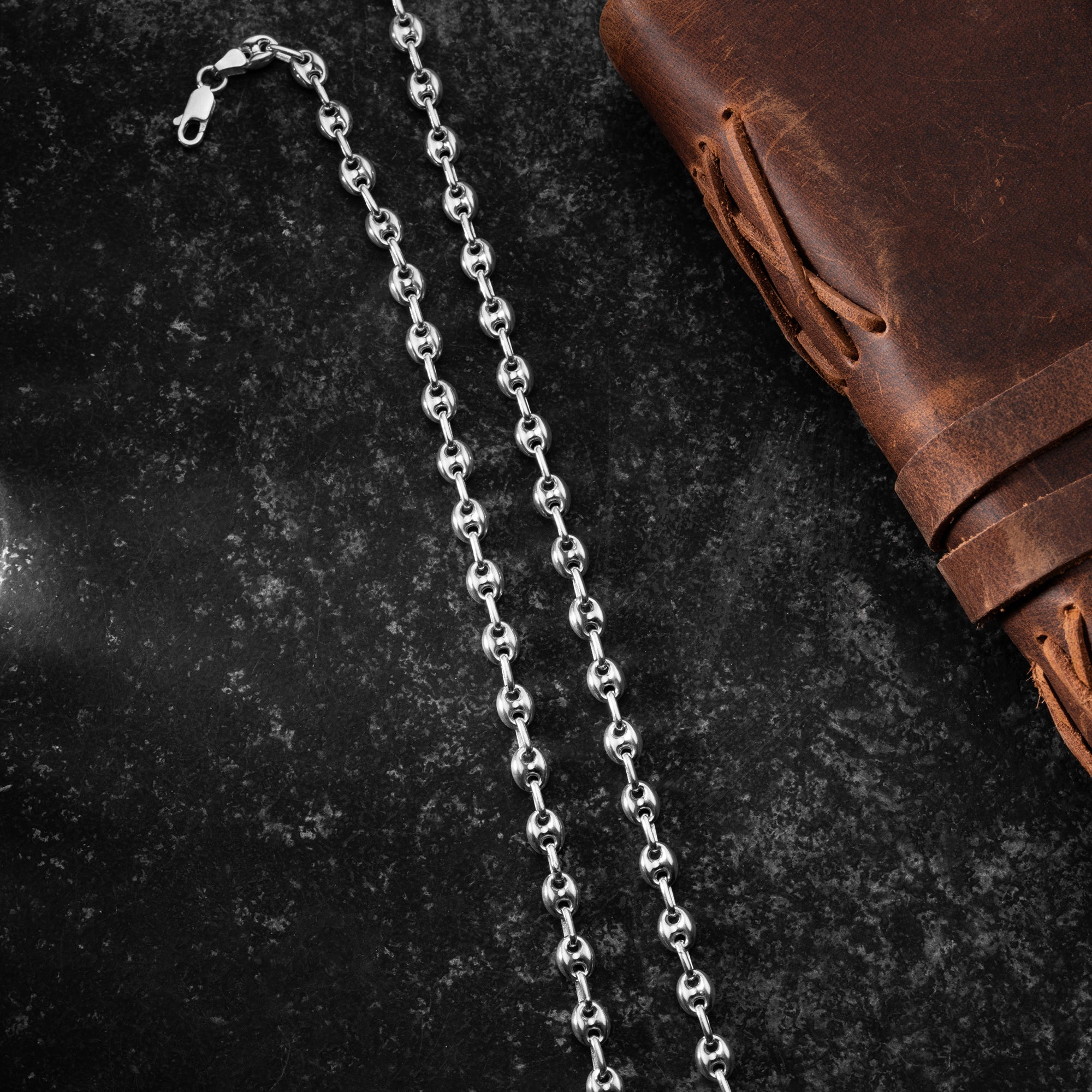 BOHNEN THIN HALSKETTE | 925 SILBER