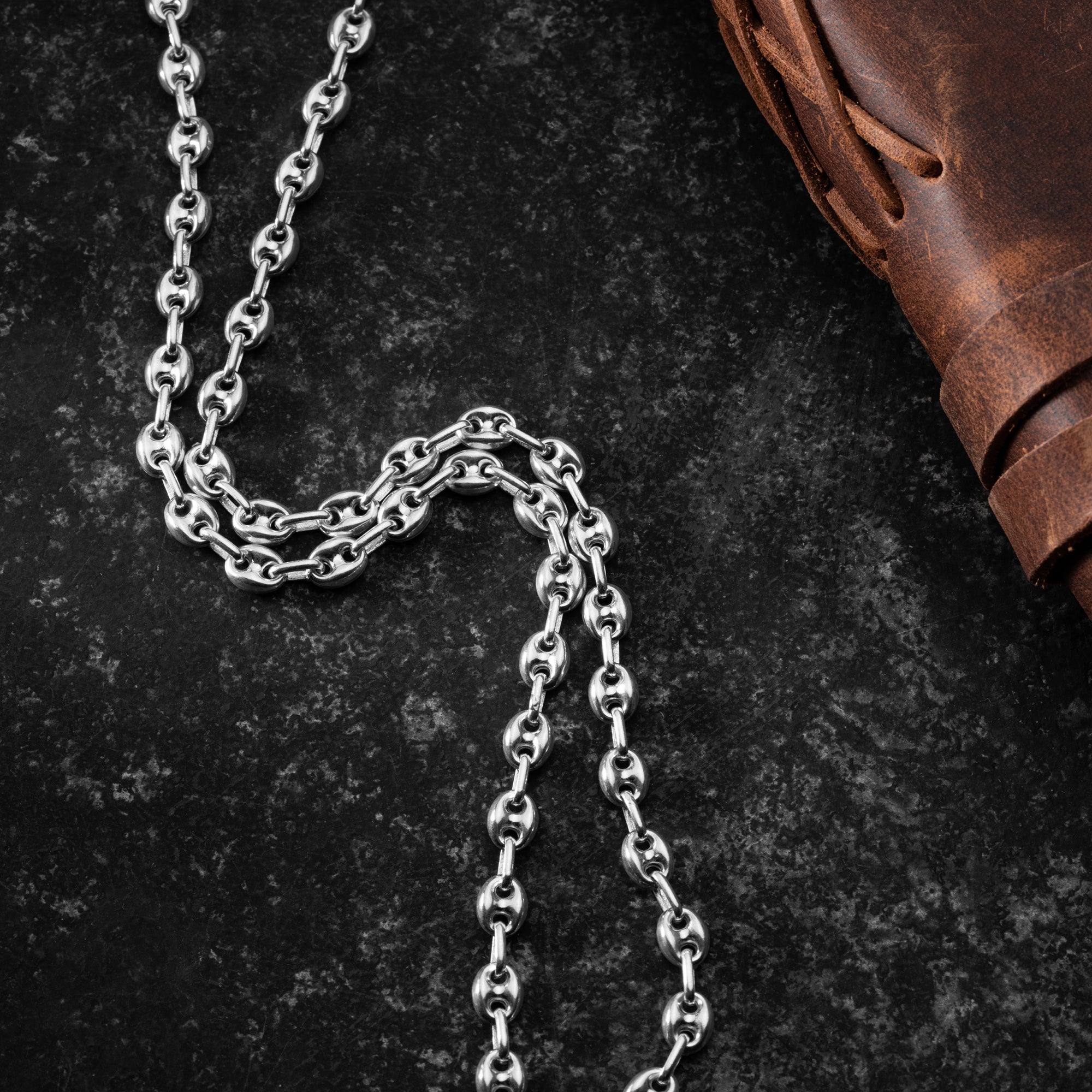 BOHNEN THIN HALSKETTE | 925 SILBER