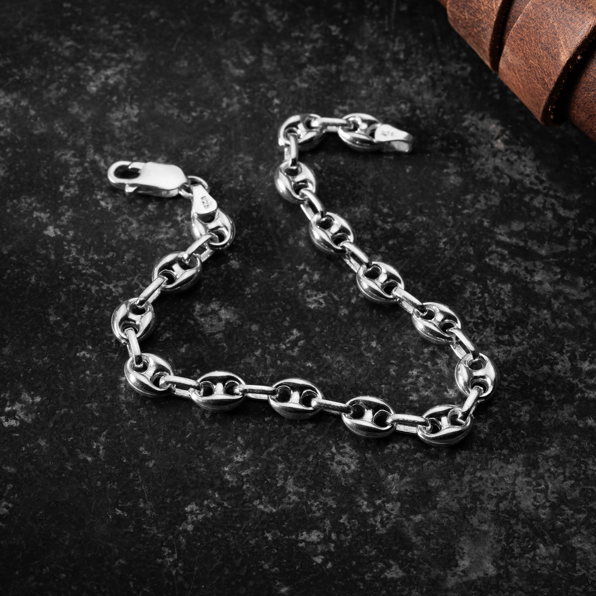 BOHNEN ARMBAND | 925 SILBER