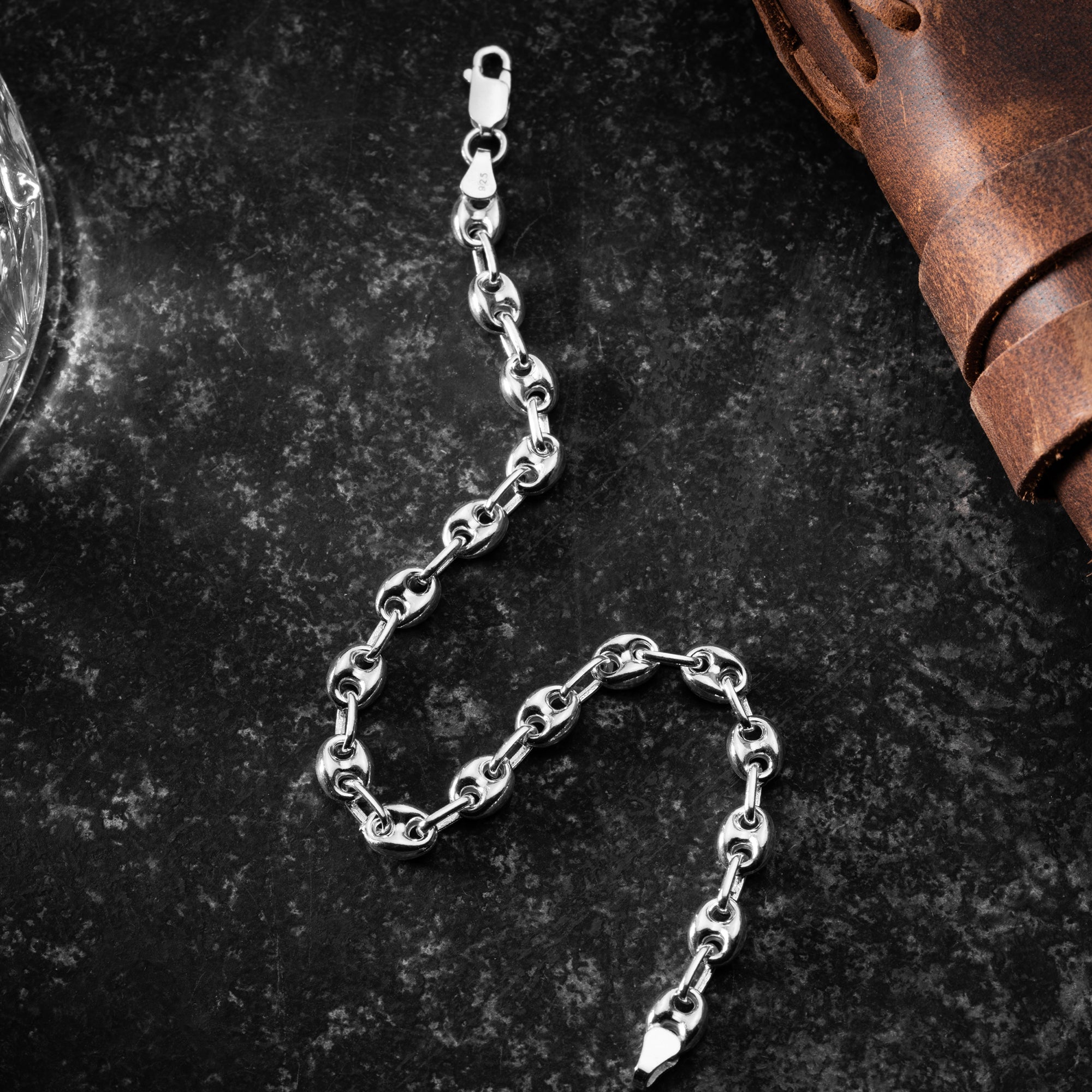 BOHNEN THIN ARMBAND | 925 SILBER