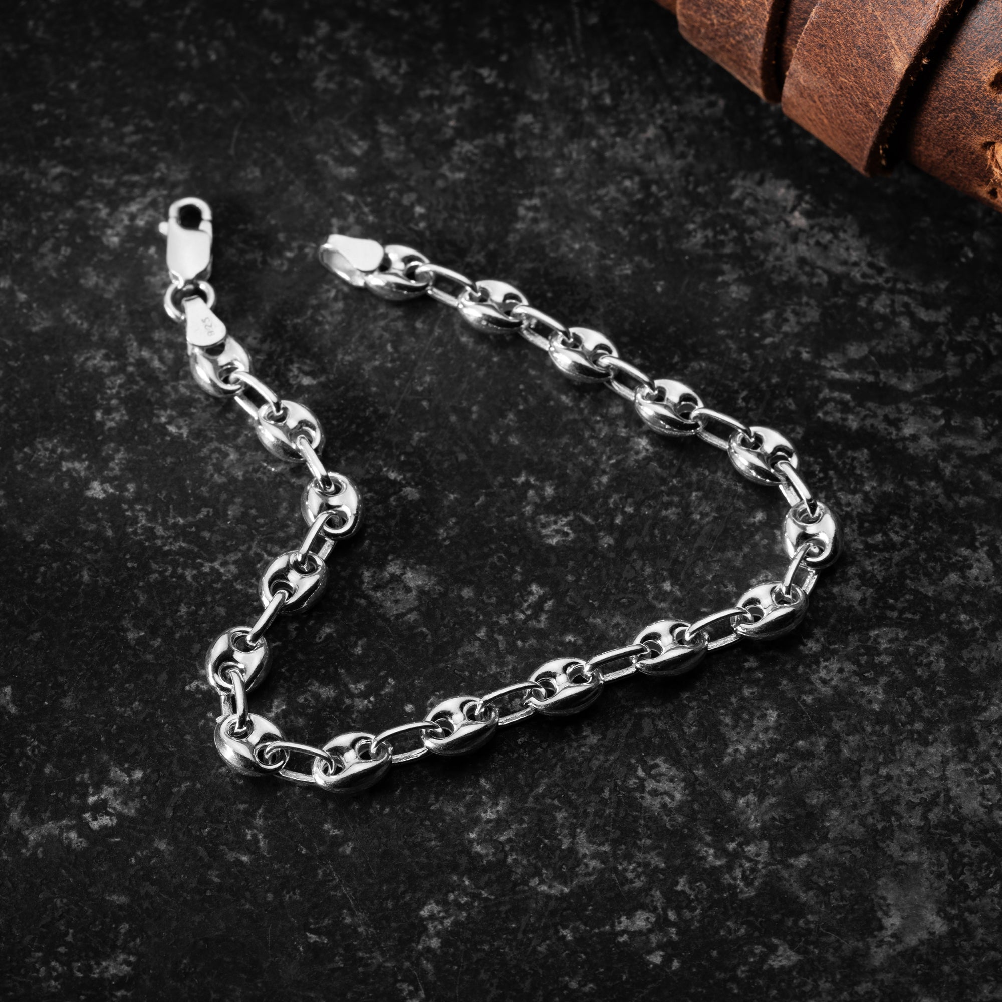 BOHNEN THIN ARMBAND | 925 SILBER