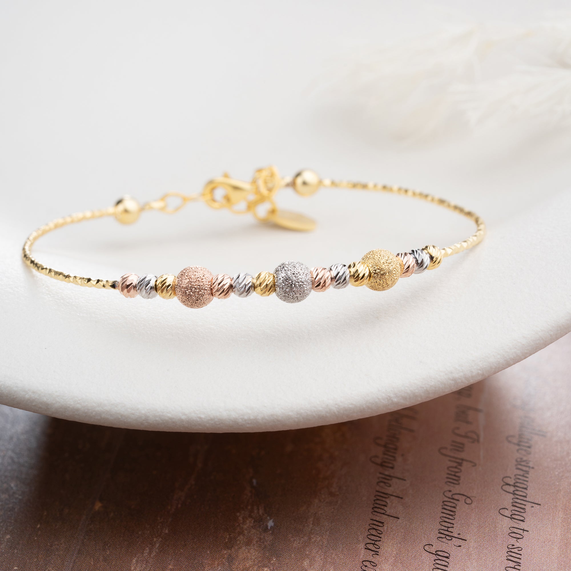 TRICOLOR ARMREIFEN | 925 SILBER