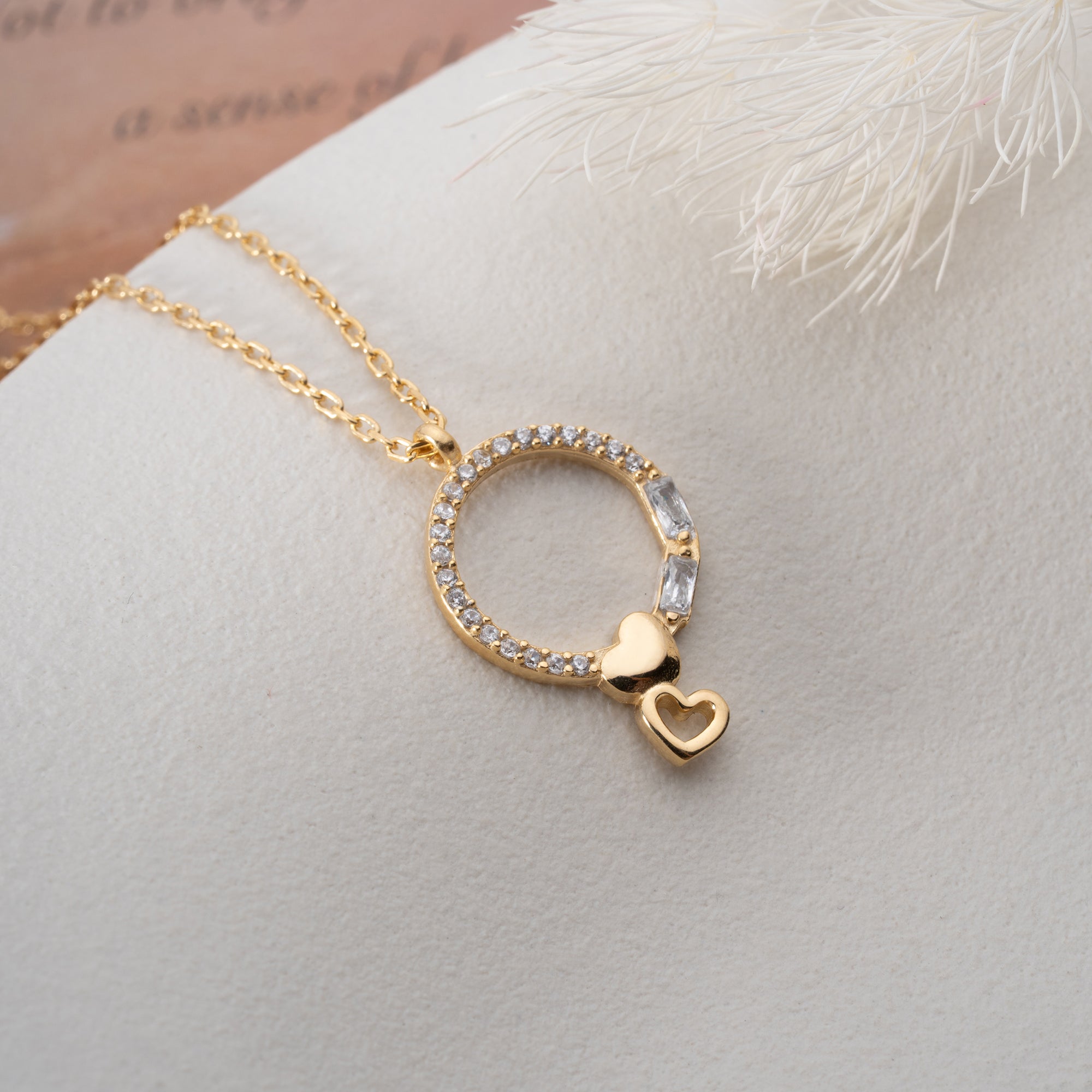 LIEBESRING HALSKETTE | 925 SILBER