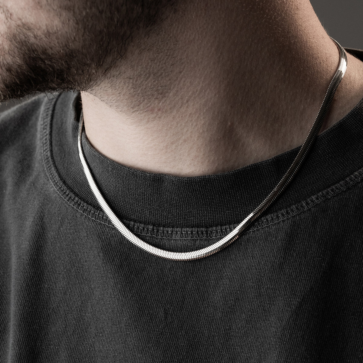 SNAKE HALSKETTE 4 MM | 925 SILBER