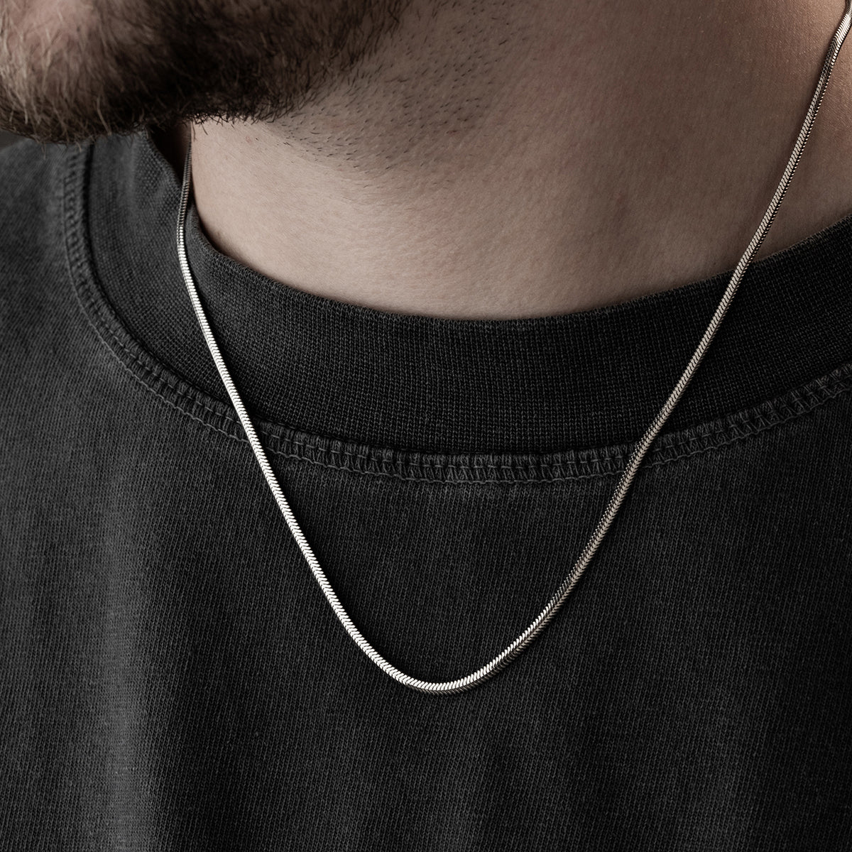 SNAKE HALSKETTE 2 MM | 925 SILBER