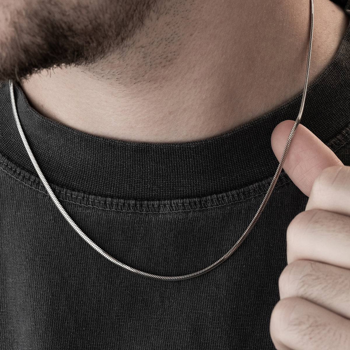 SNAKE HALSKETTE 2 MM | 925 SILBER