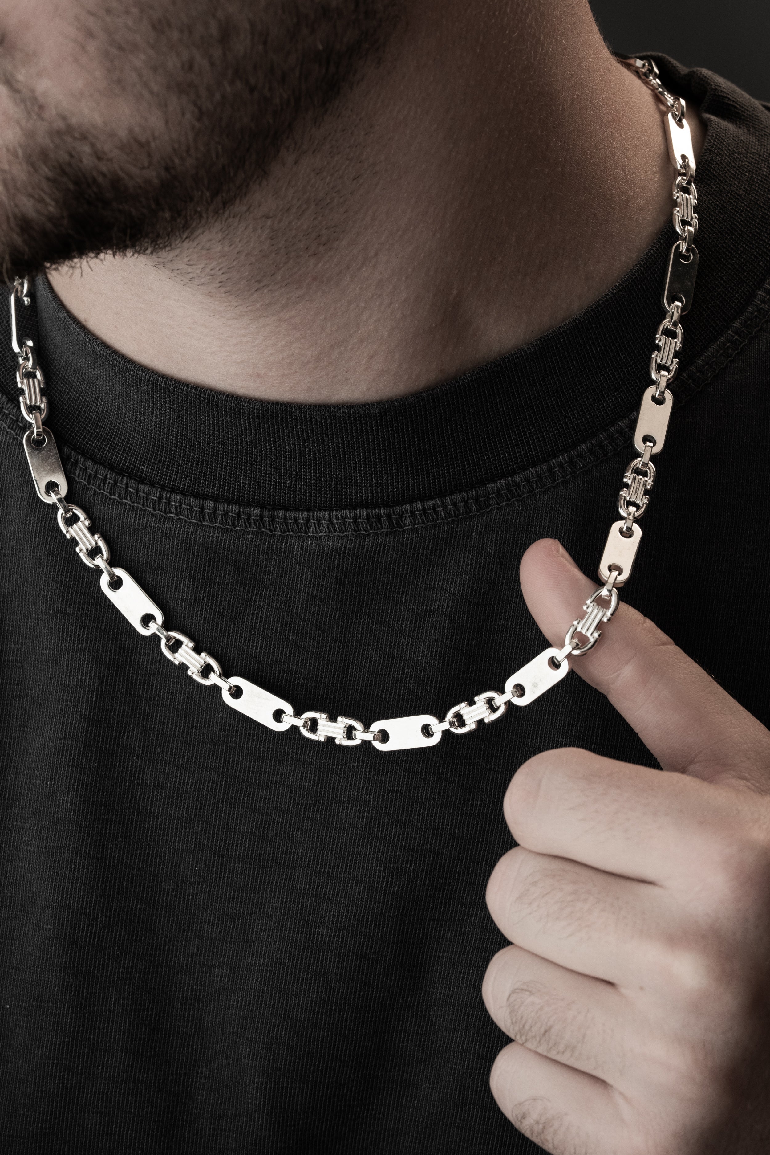 PLATTENKETTE 6 MM | 925 SILBER