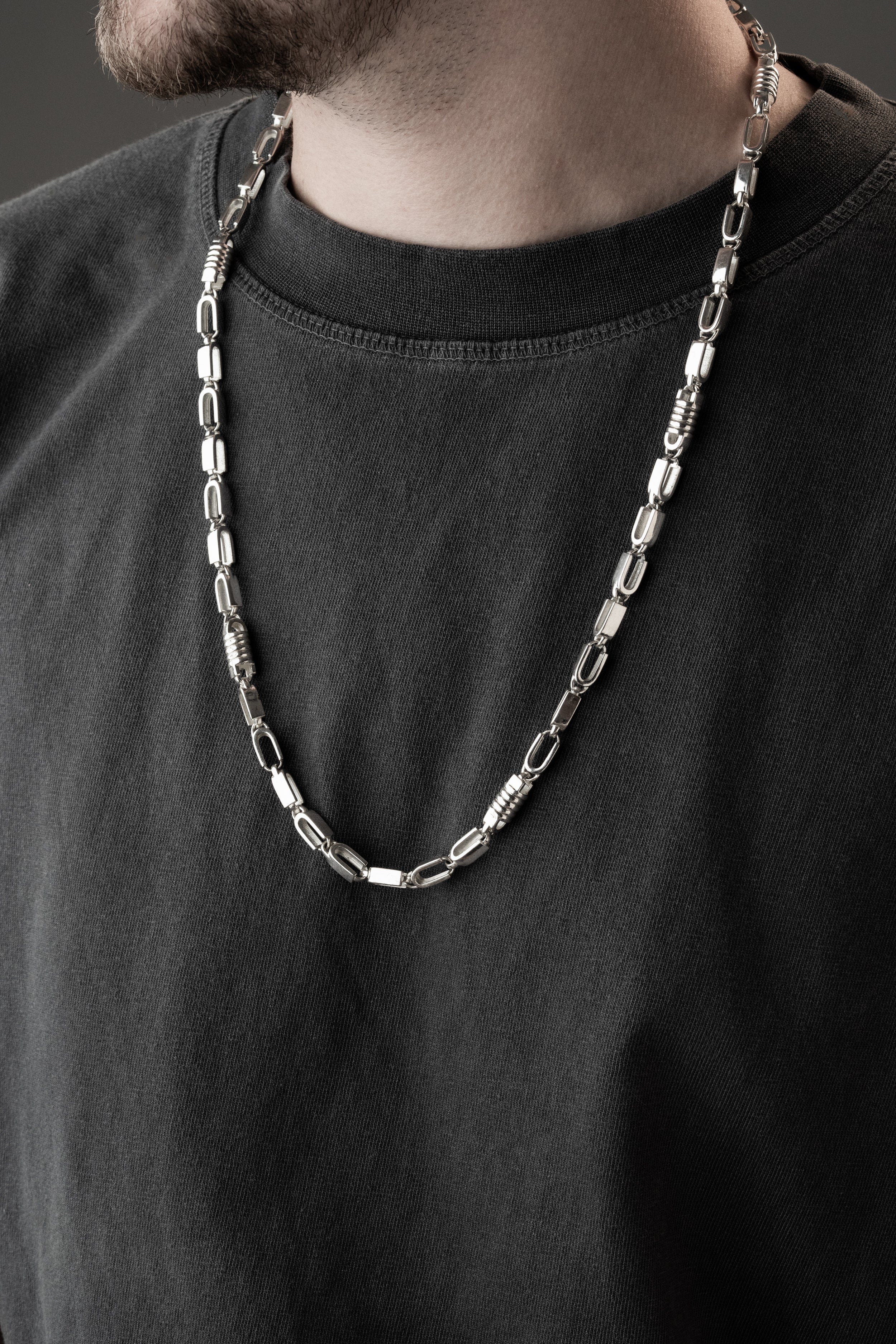 ZYLINDER HALSKETTE 7 MM | 925 SILBER