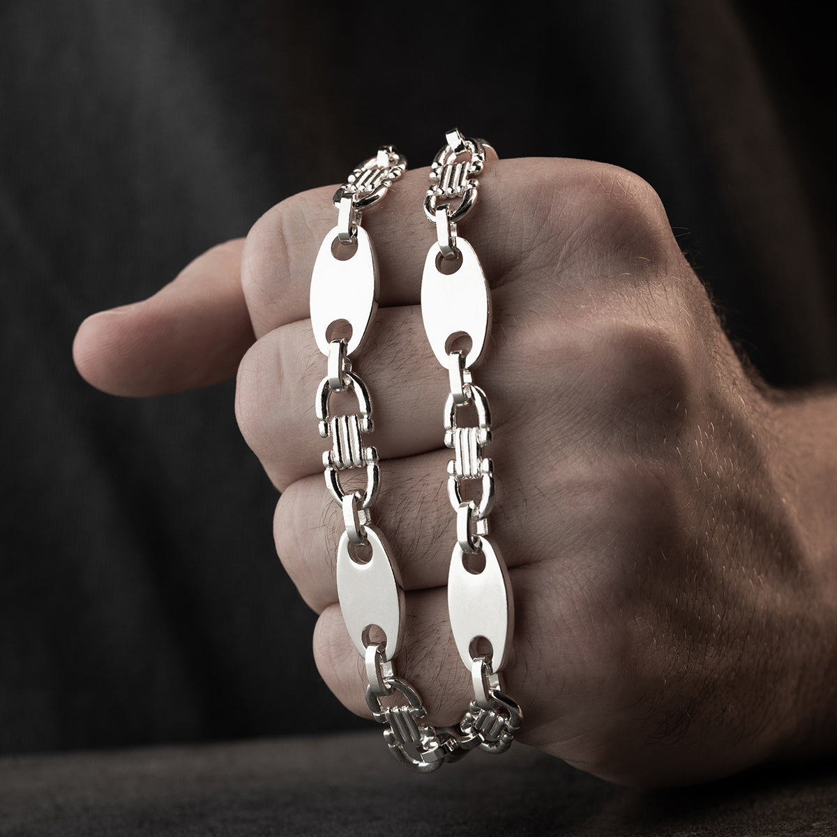 PLATTENKETTE 9 MM | 925 SILBER