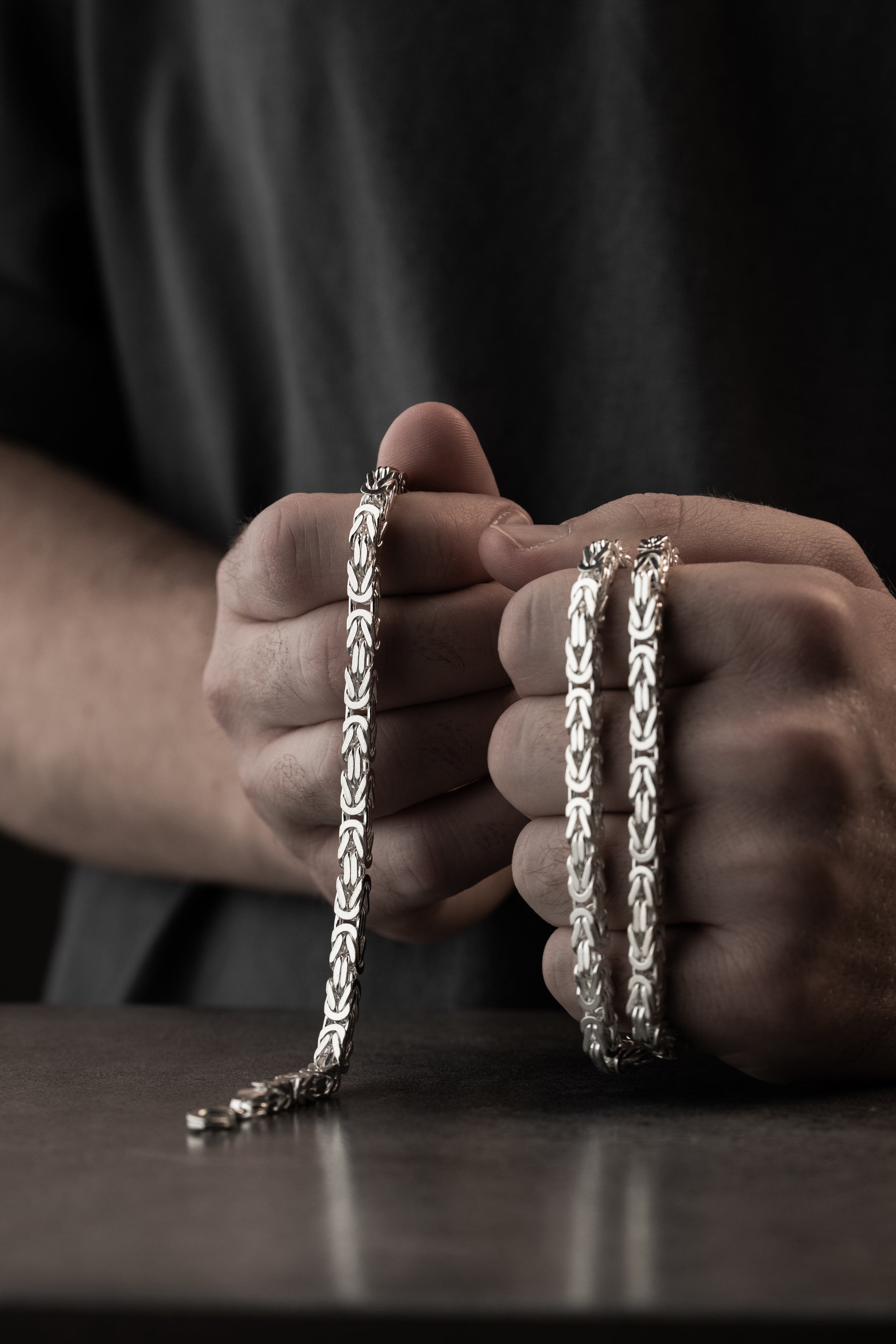 KÖNIGSKETTE SET 5 MM | 925 SILBER