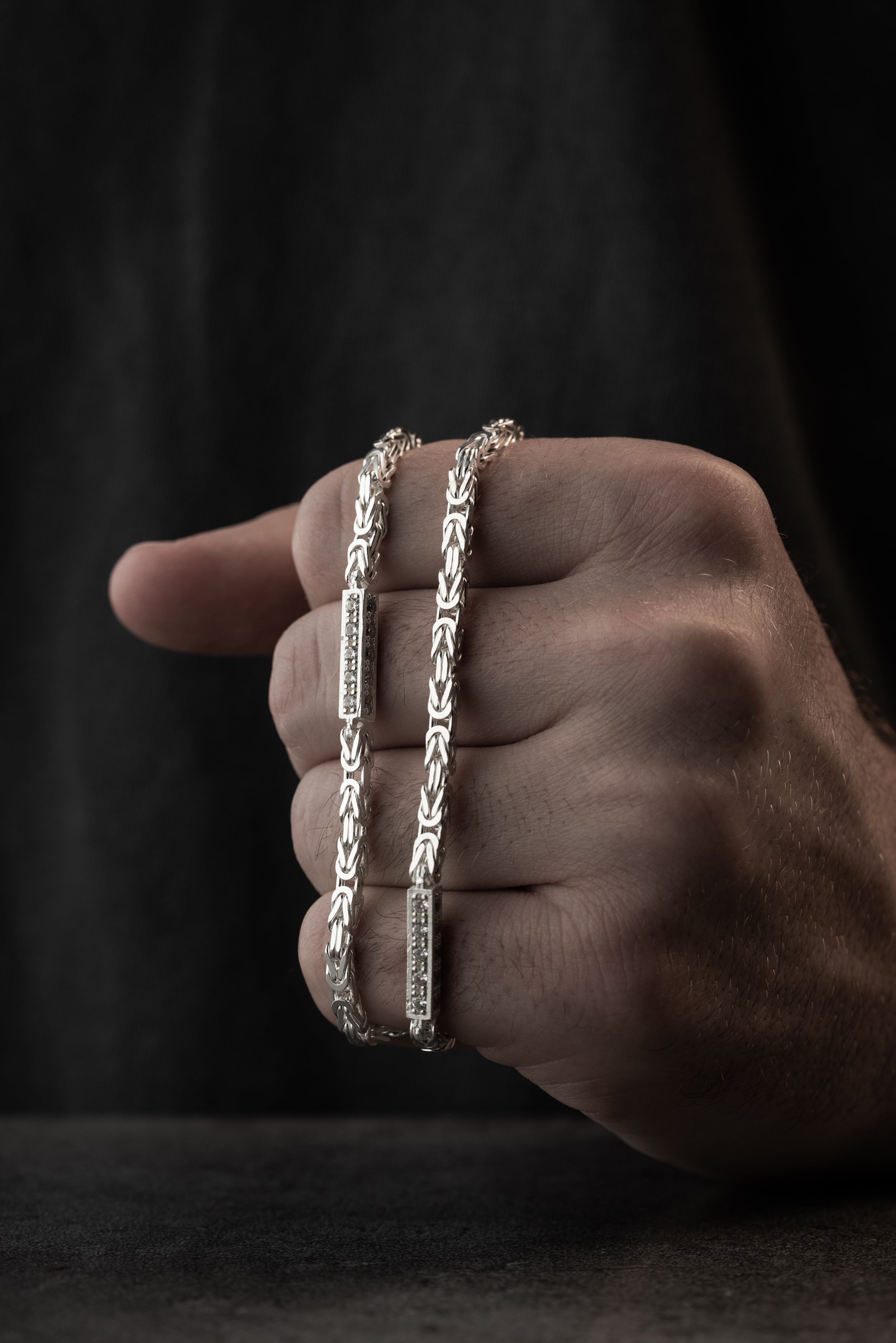 KÖNIGSKETTE ICED OUT 3 MM | 925 SILBER