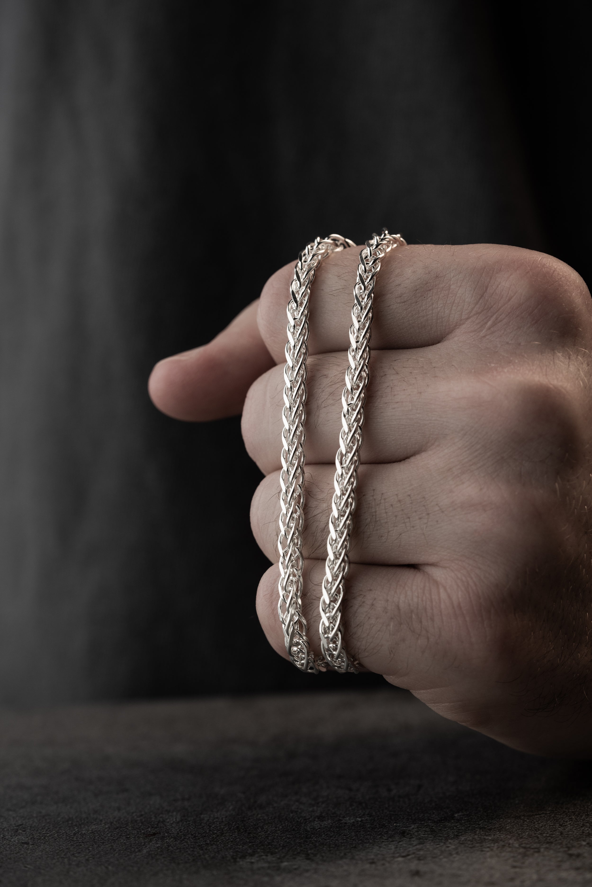 KORDEL HALSKETTE 4 MM | 925 SILBER