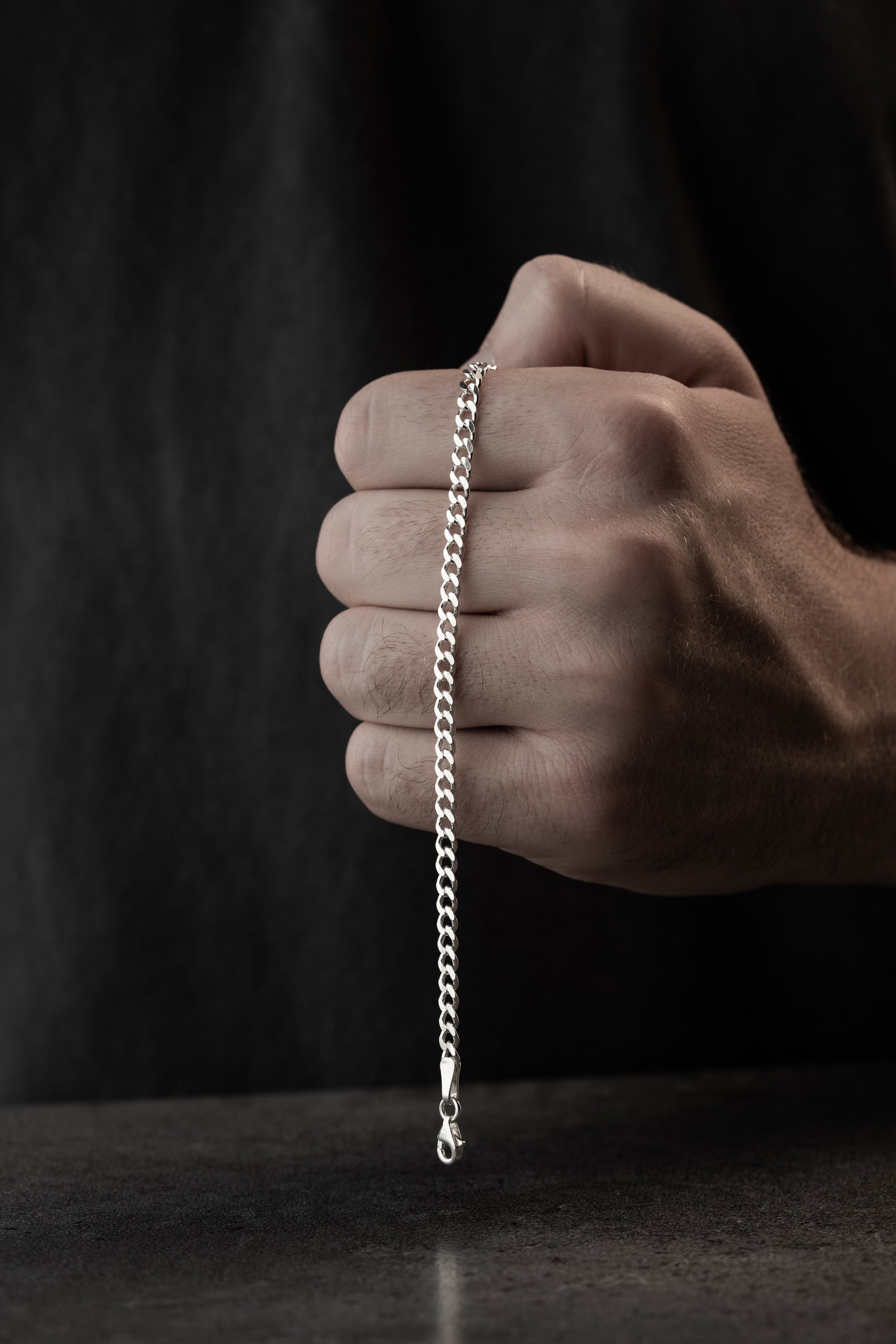 PANZER ARMBAND 3 MM | 925 SILBER