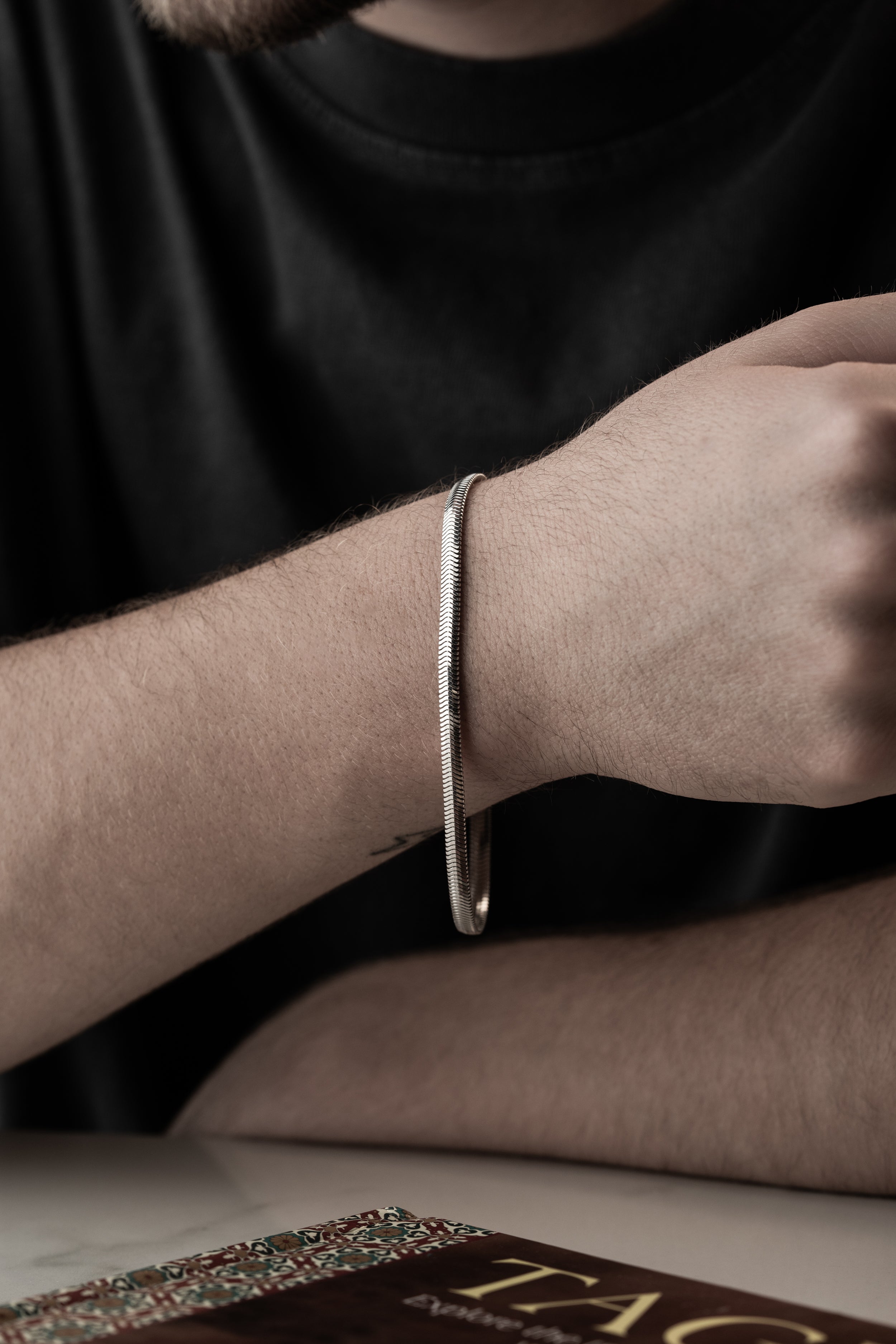 SNAKE ARMBAND 4 MM | 925 SILBER