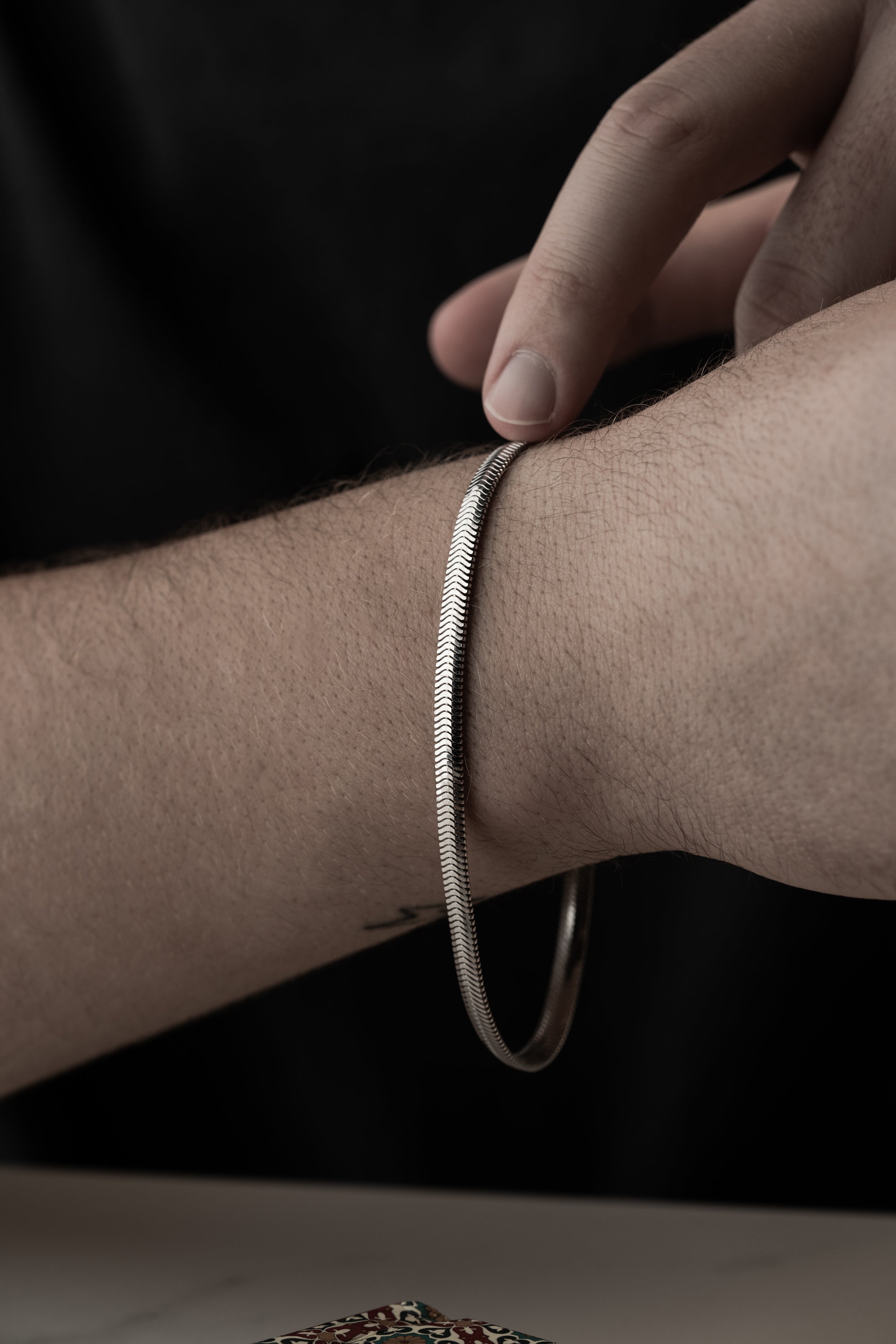 SNAKE ARMBAND 4 MM | 925 SILBER