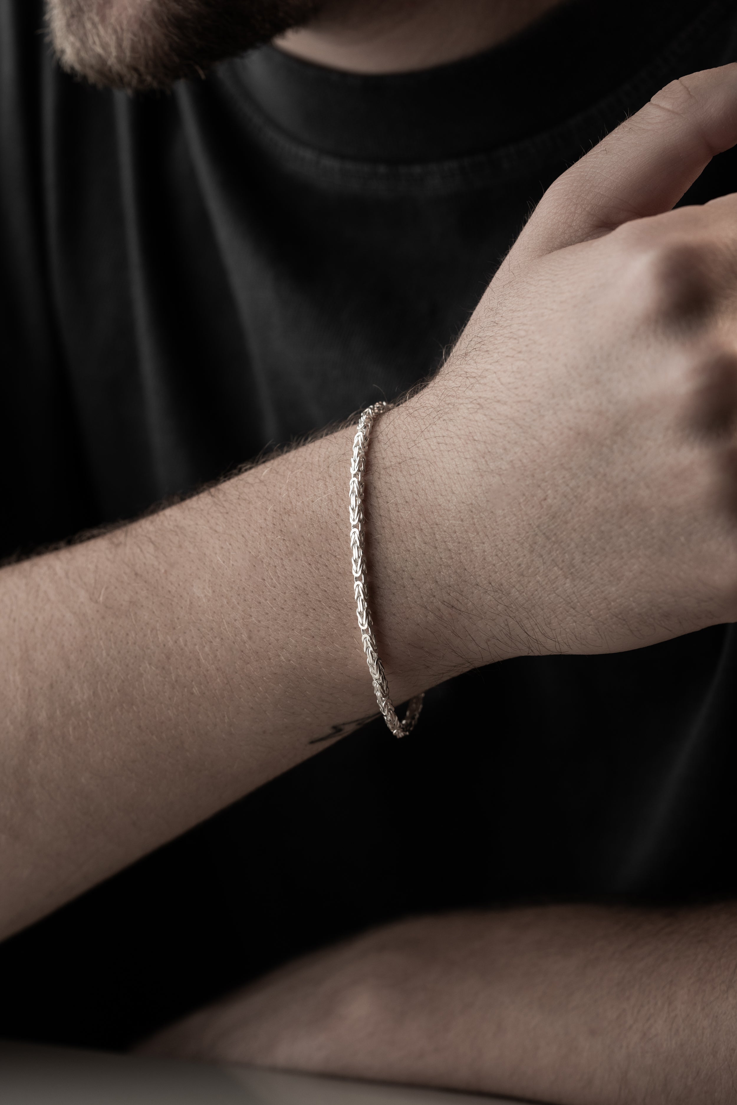 KÖNIGS ARMBAND 4 MM | 925 SILBER