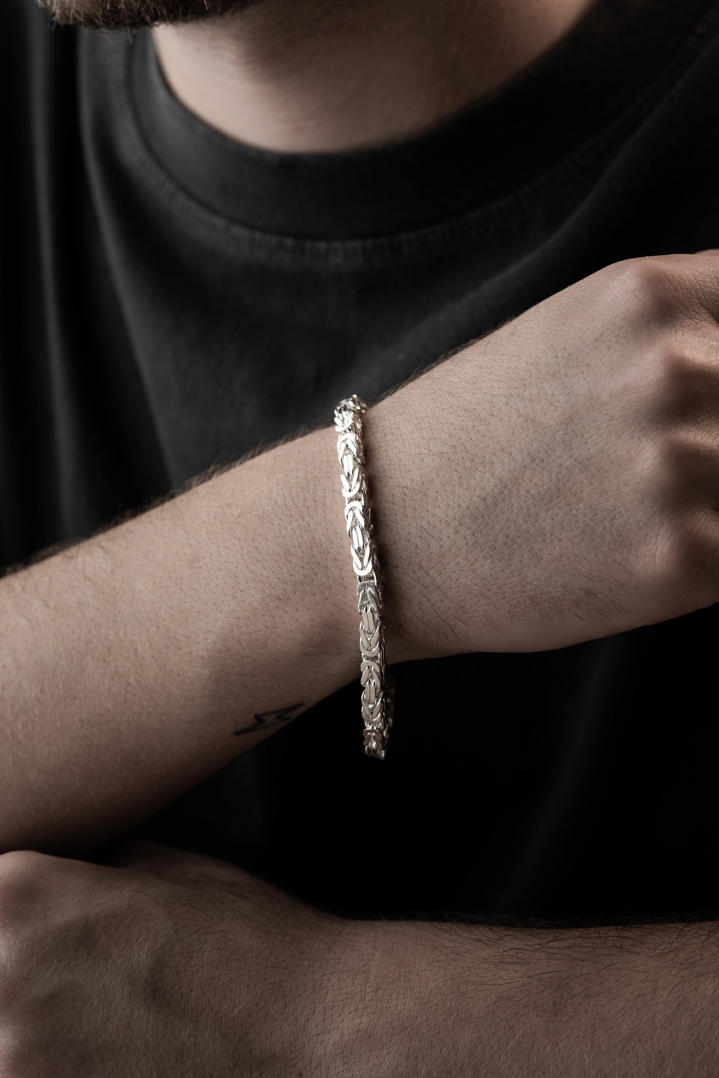 KÖNIGS ARMBAND 6 MM | 925 SILBER